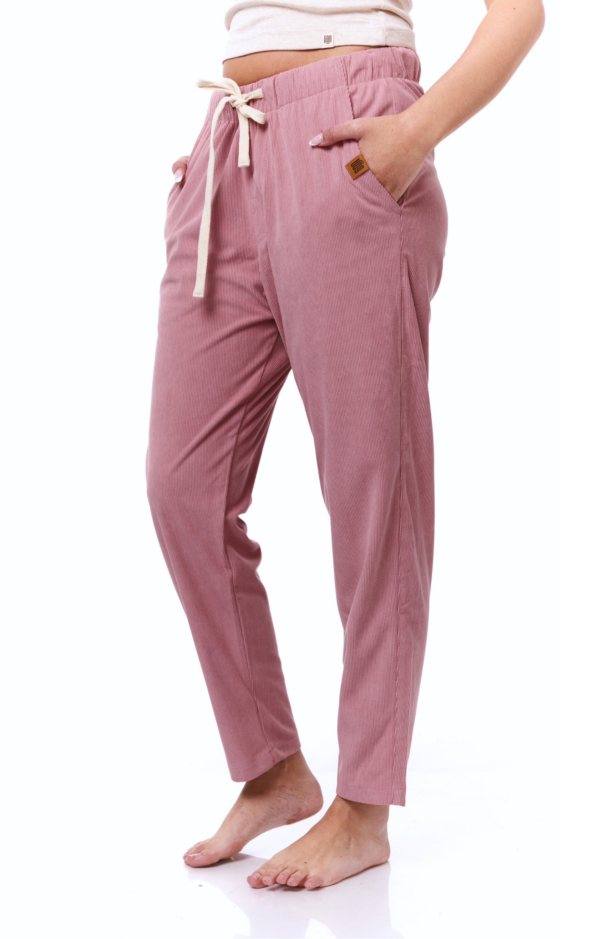 Pink - Corduroy Long Pants