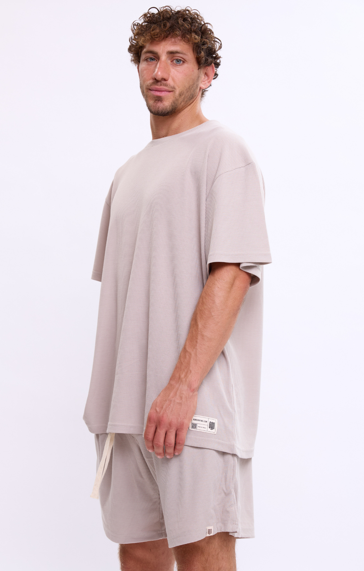 Khaki - Waffle T-Shirt