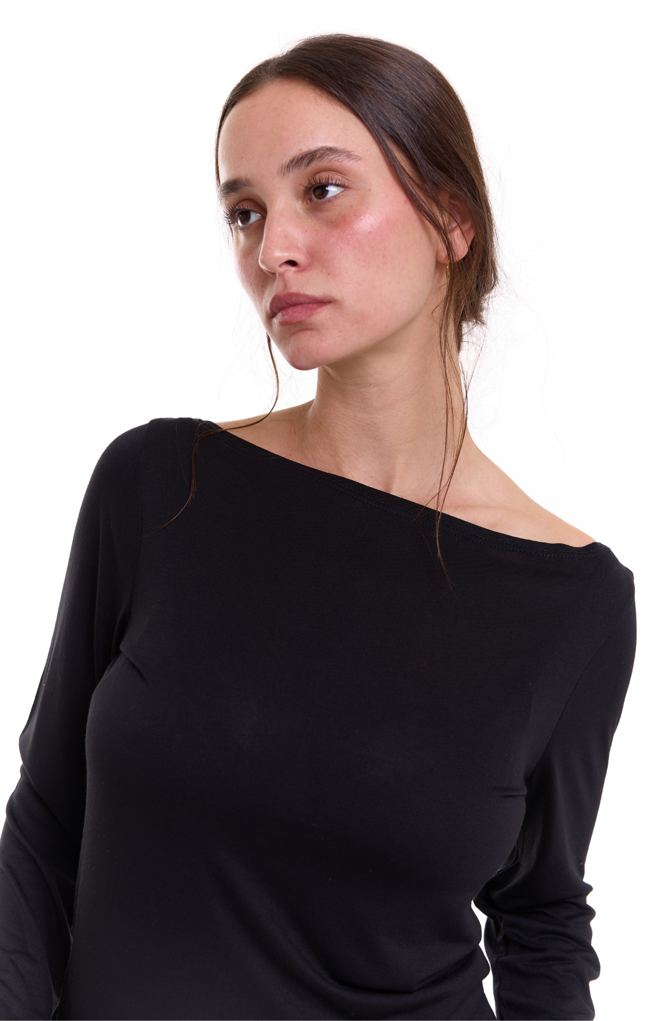 Off shoulder shirt - Black