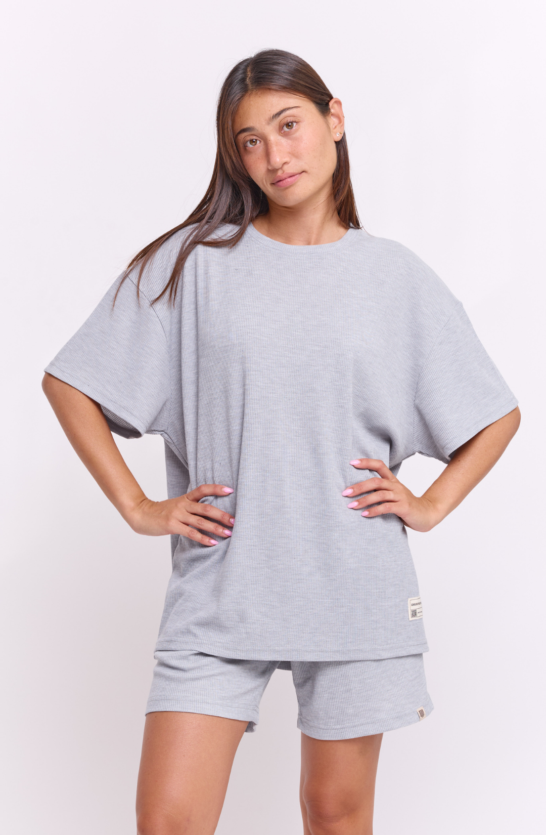 Gray - Waffle T-Shirt