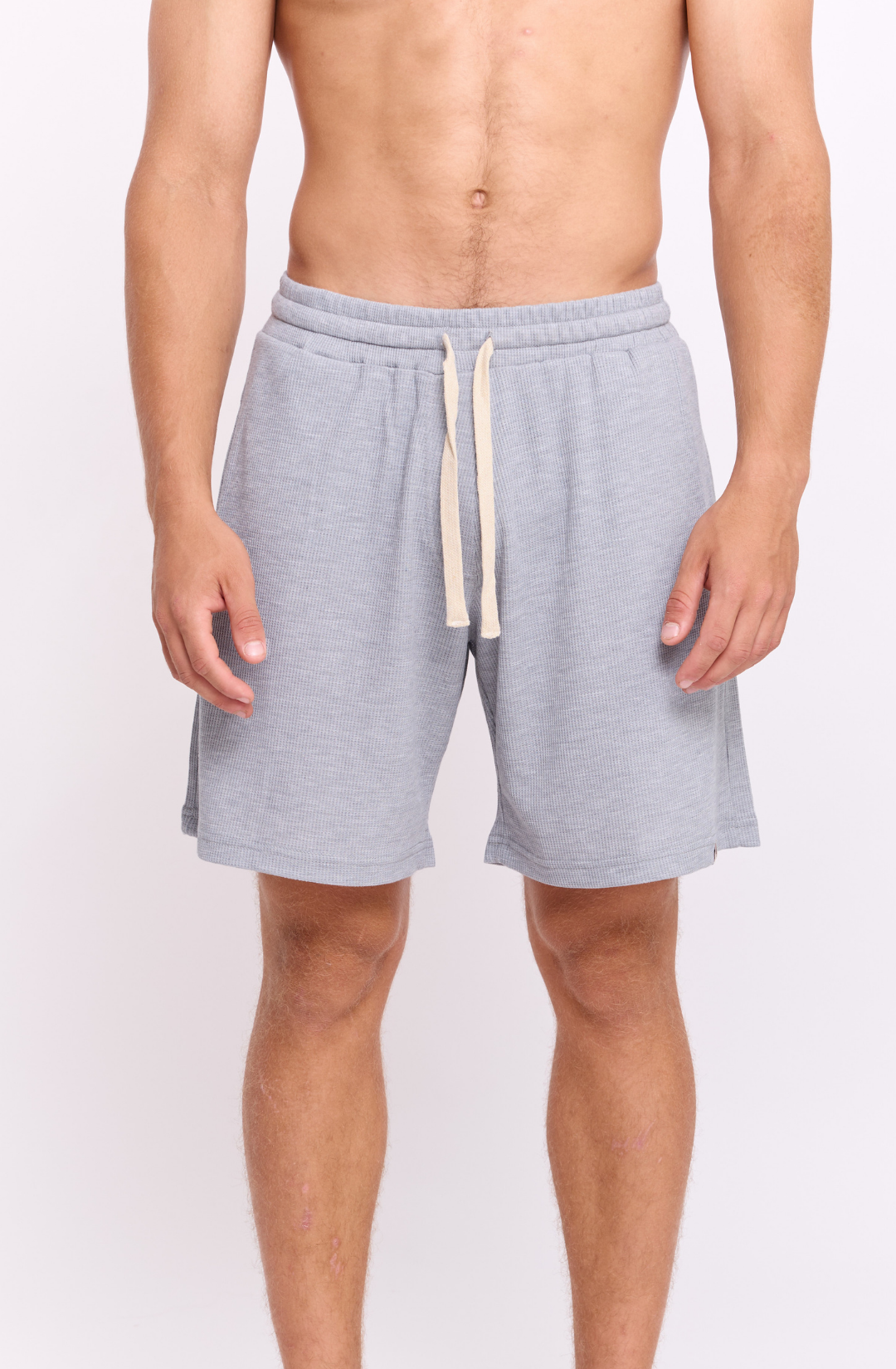 Gray - Waffle Shorts