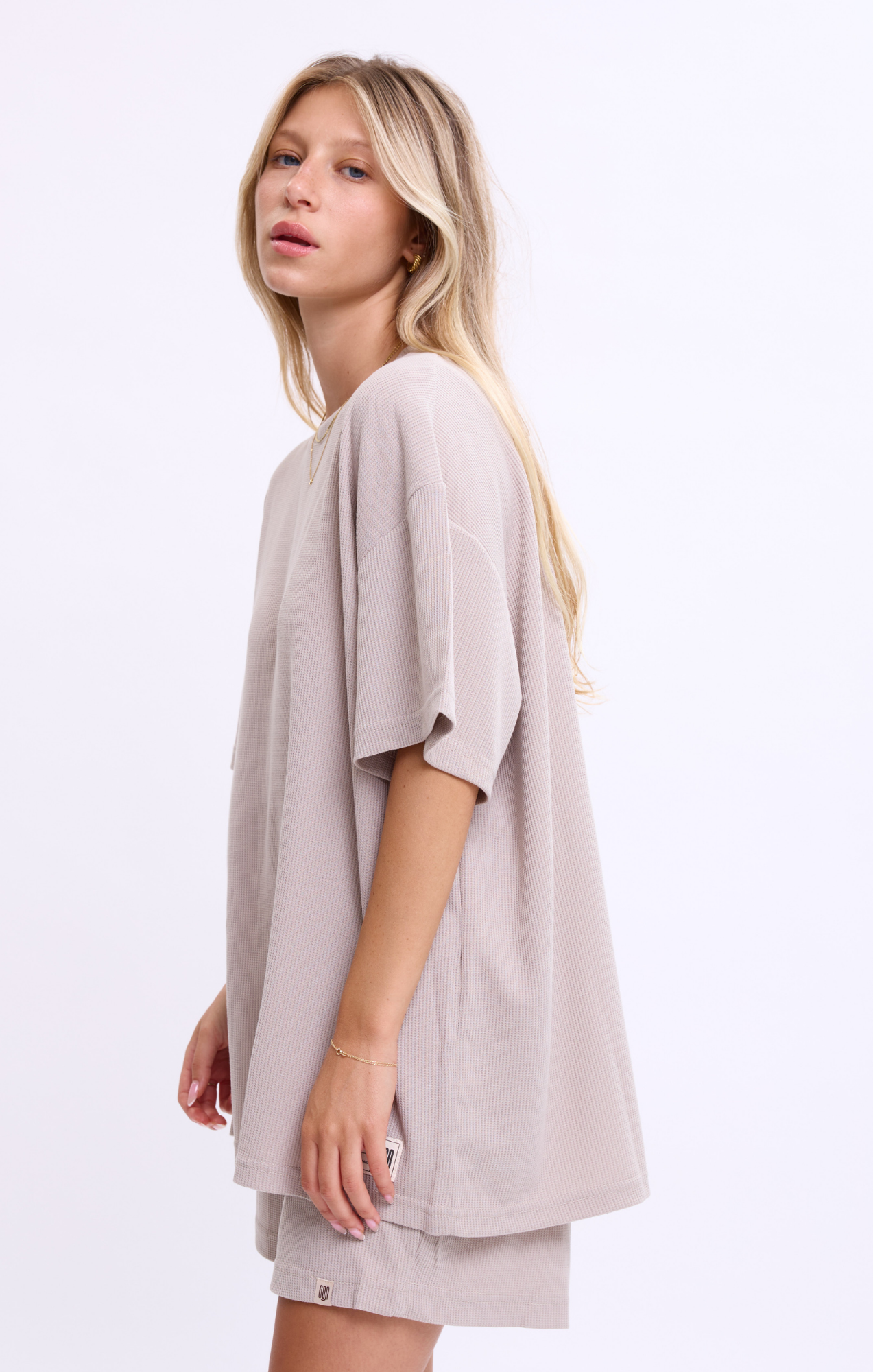Khaki - Waffle T-Shirt