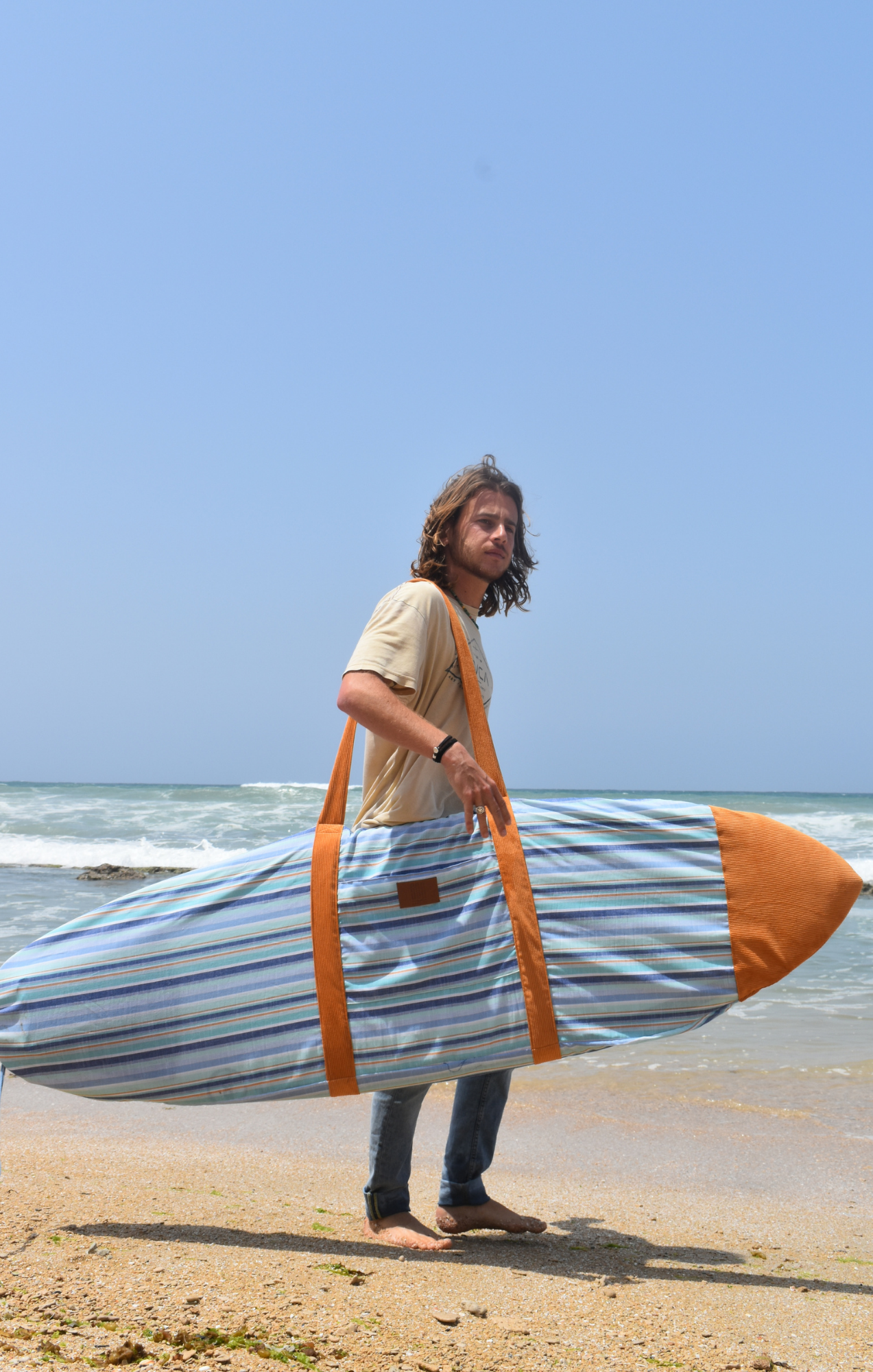 Ocean Stripes- Surfboard Bag