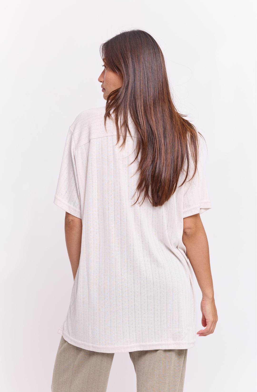 Stone pointill- Buttoned shirt