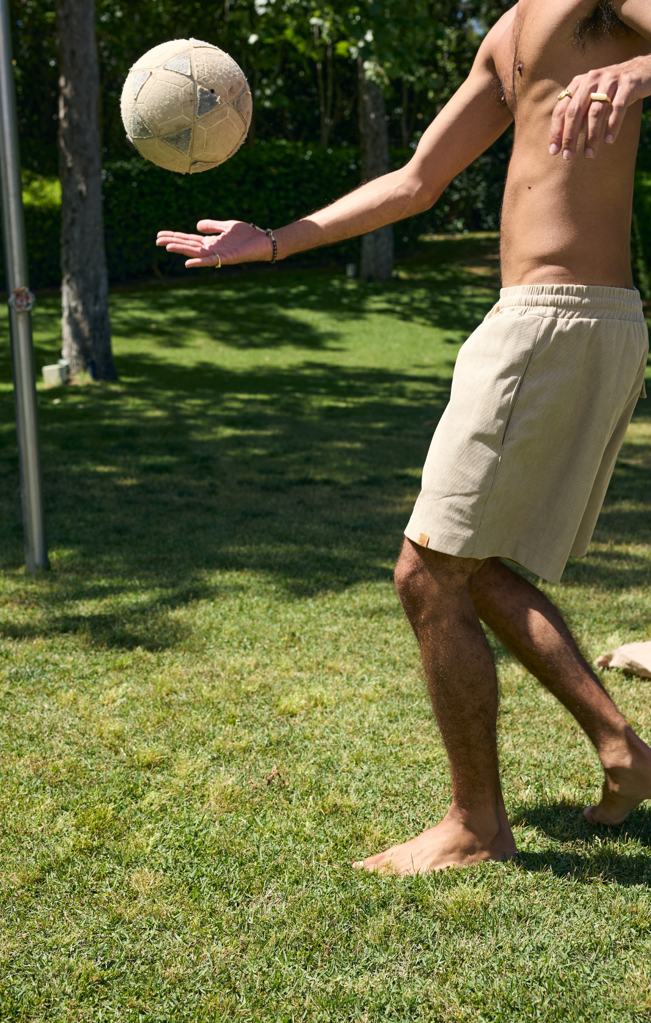 Stone - Corduroy Shorts