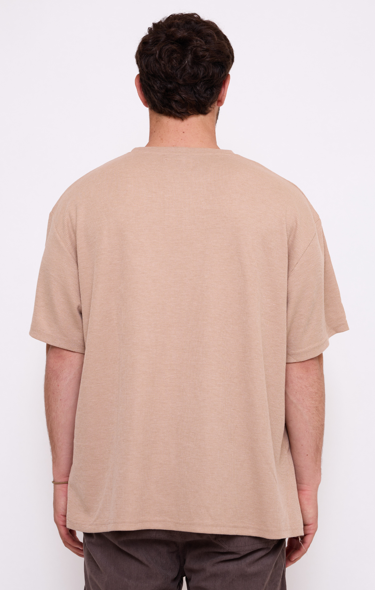 Beige - Waffle T-Shirt