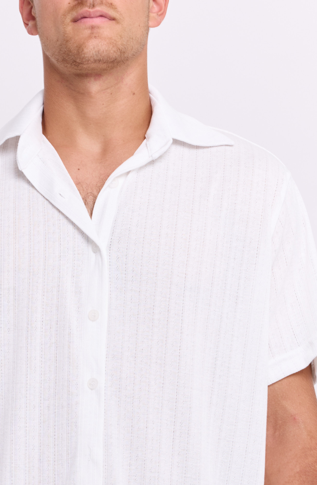 Off white pointill- Buttoned shirt