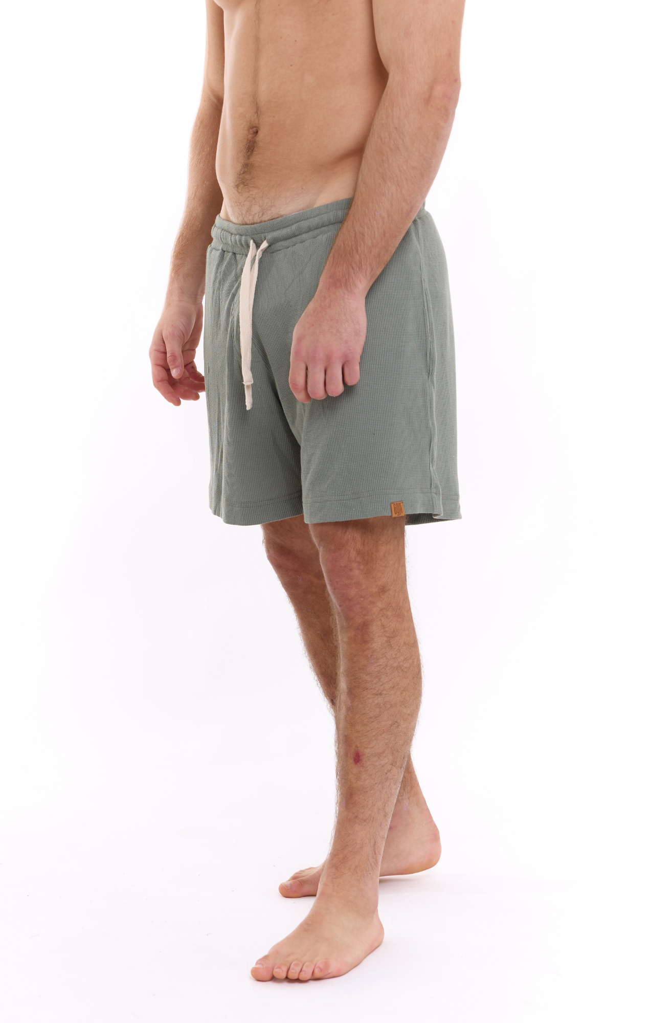 Green - Waffle Unisex Shorts