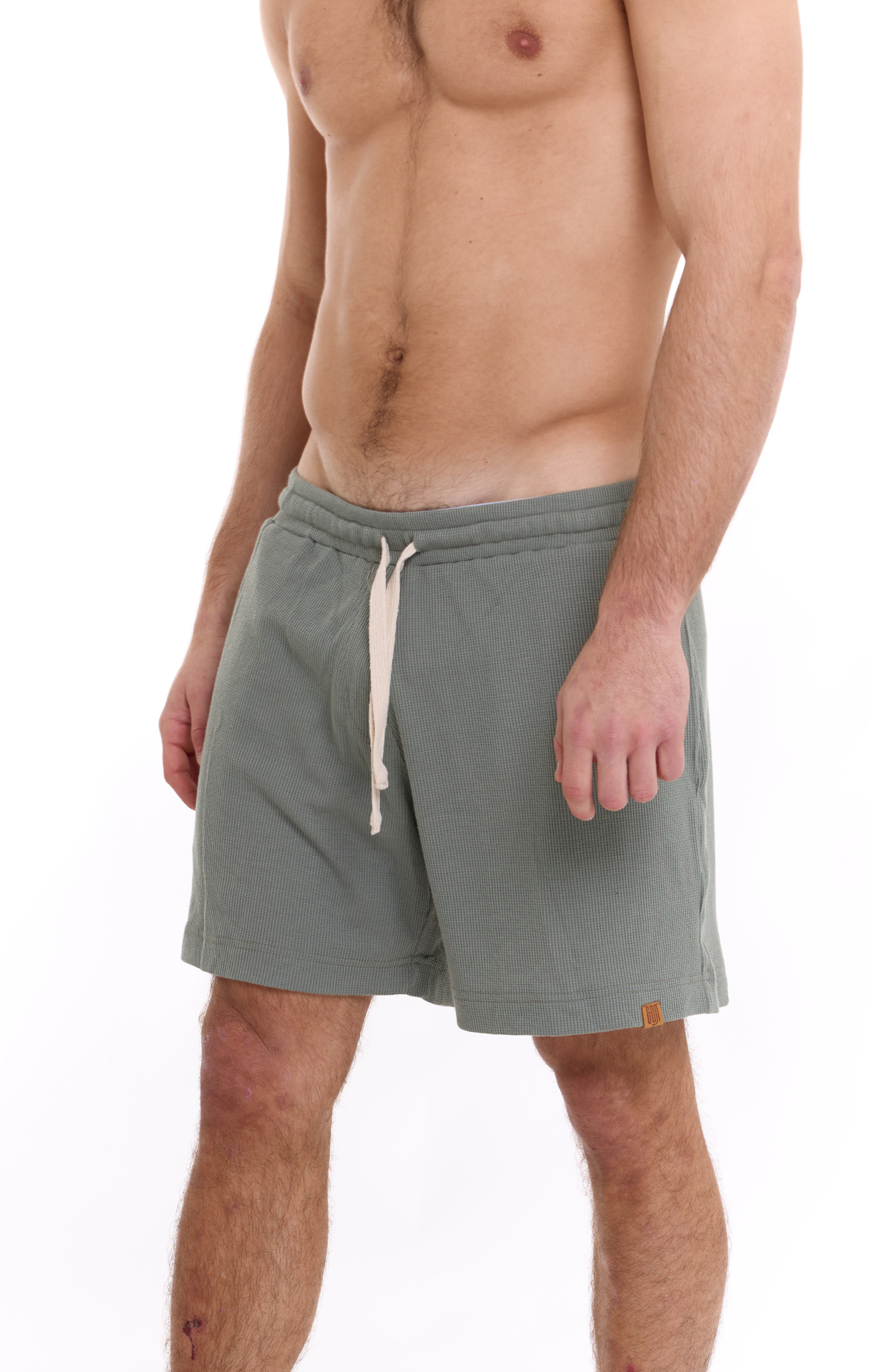 Green - Waffle Unisex Shorts