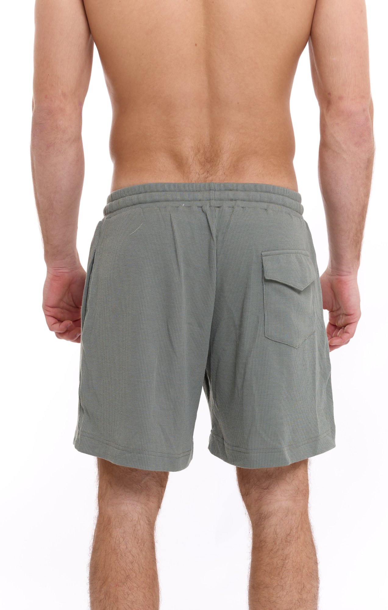 Green - Waffle Unisex Shorts