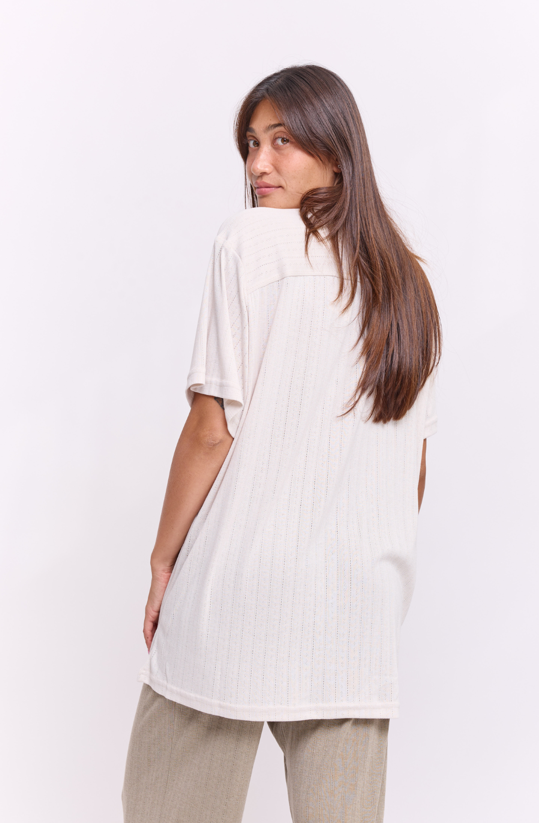 Stone pointill- Buttoned shirt