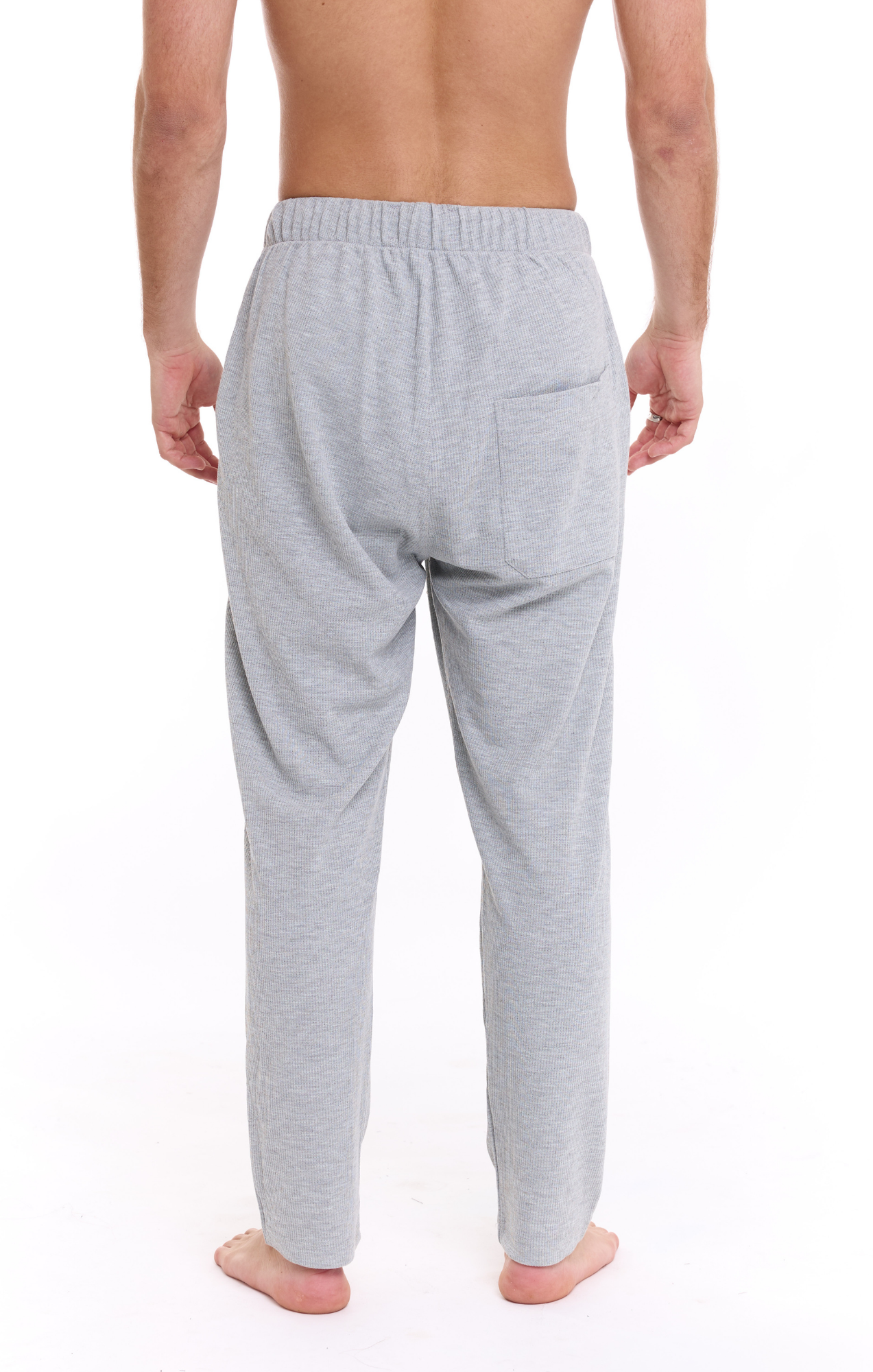 Gray - Waffle Unisex Long Pants