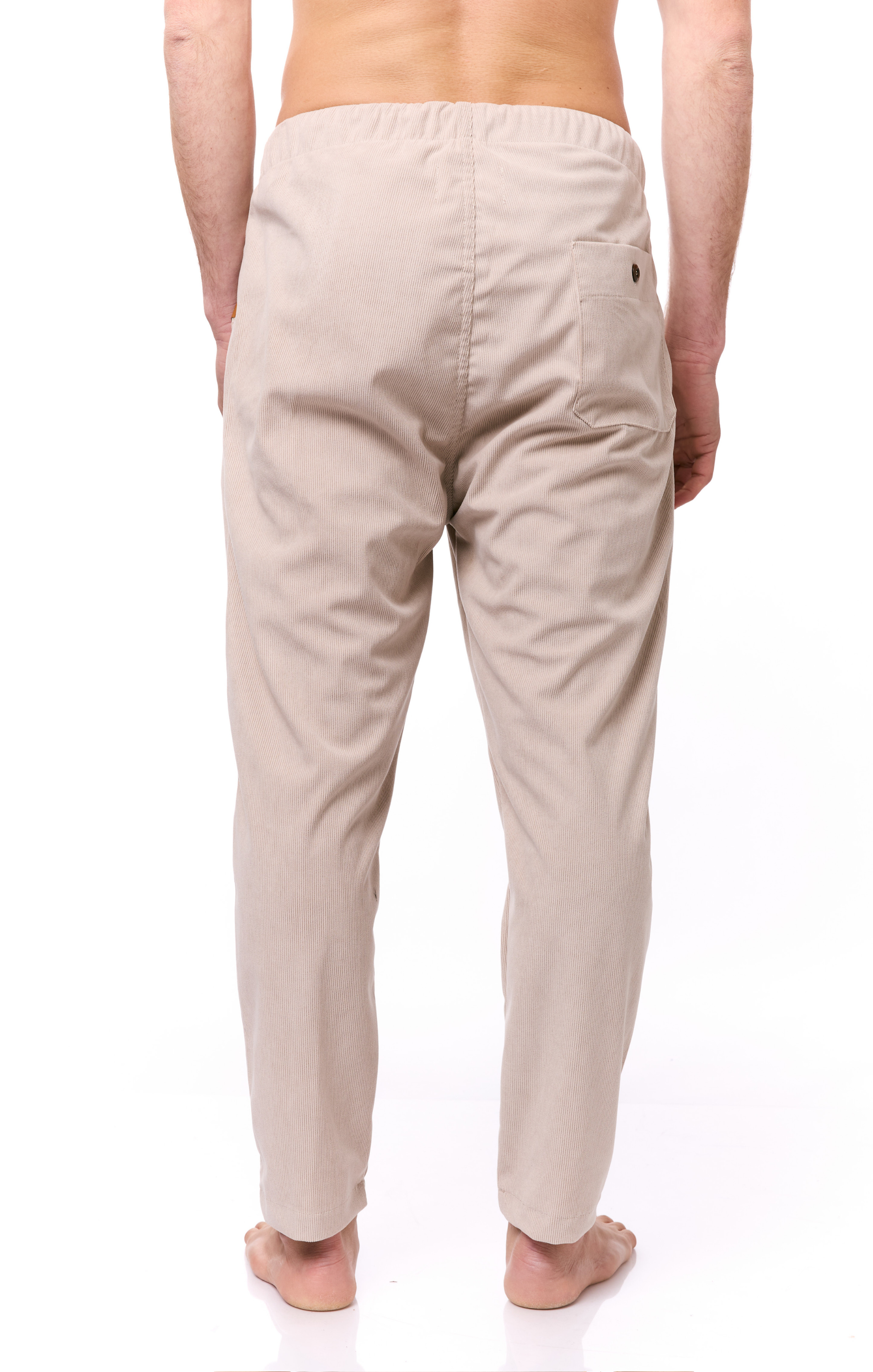 Cream - Corduroy Long Pants