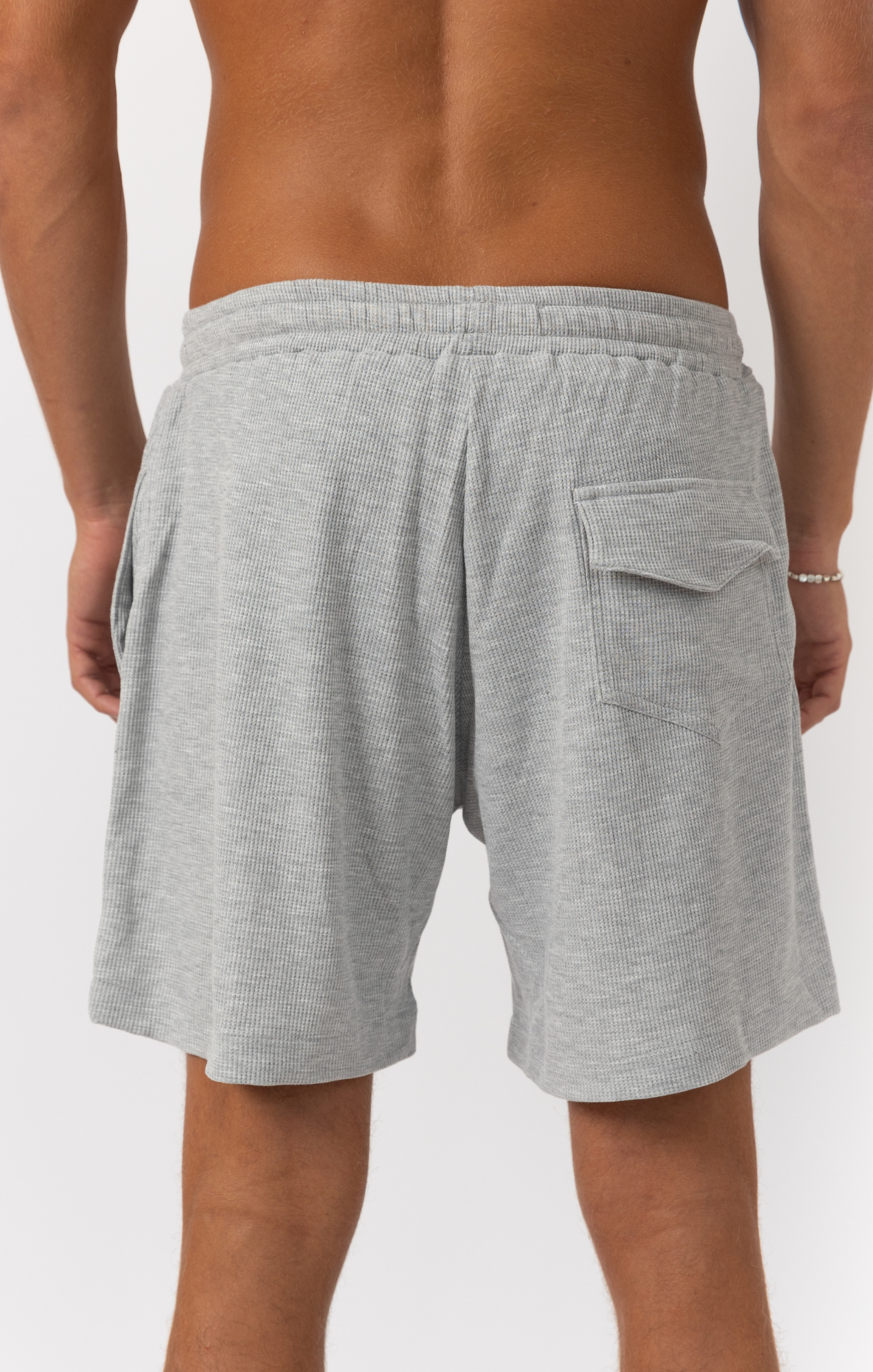 Gray - Waffle Unisex Shorts