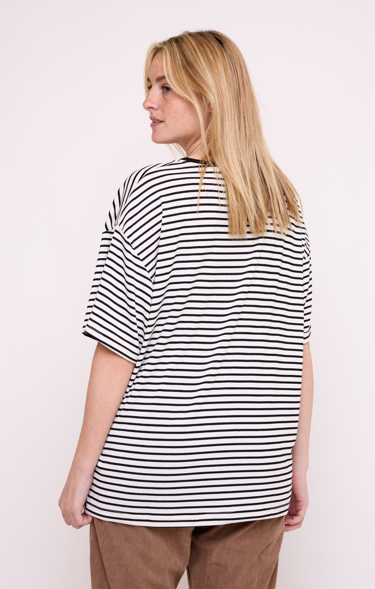 White & Black Stripes T-Shirt