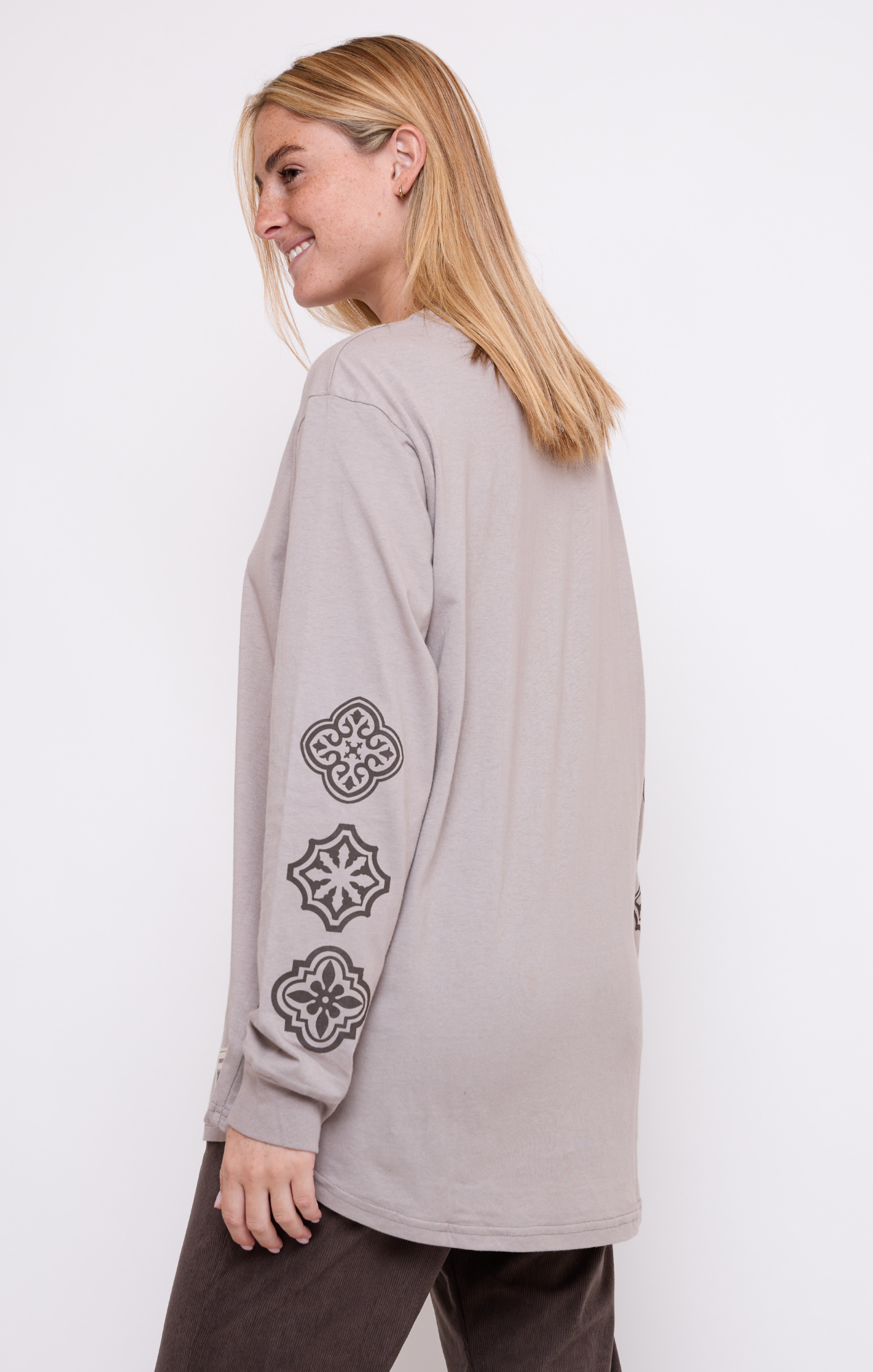 Khaki Wash Morocco - Sleeve Print