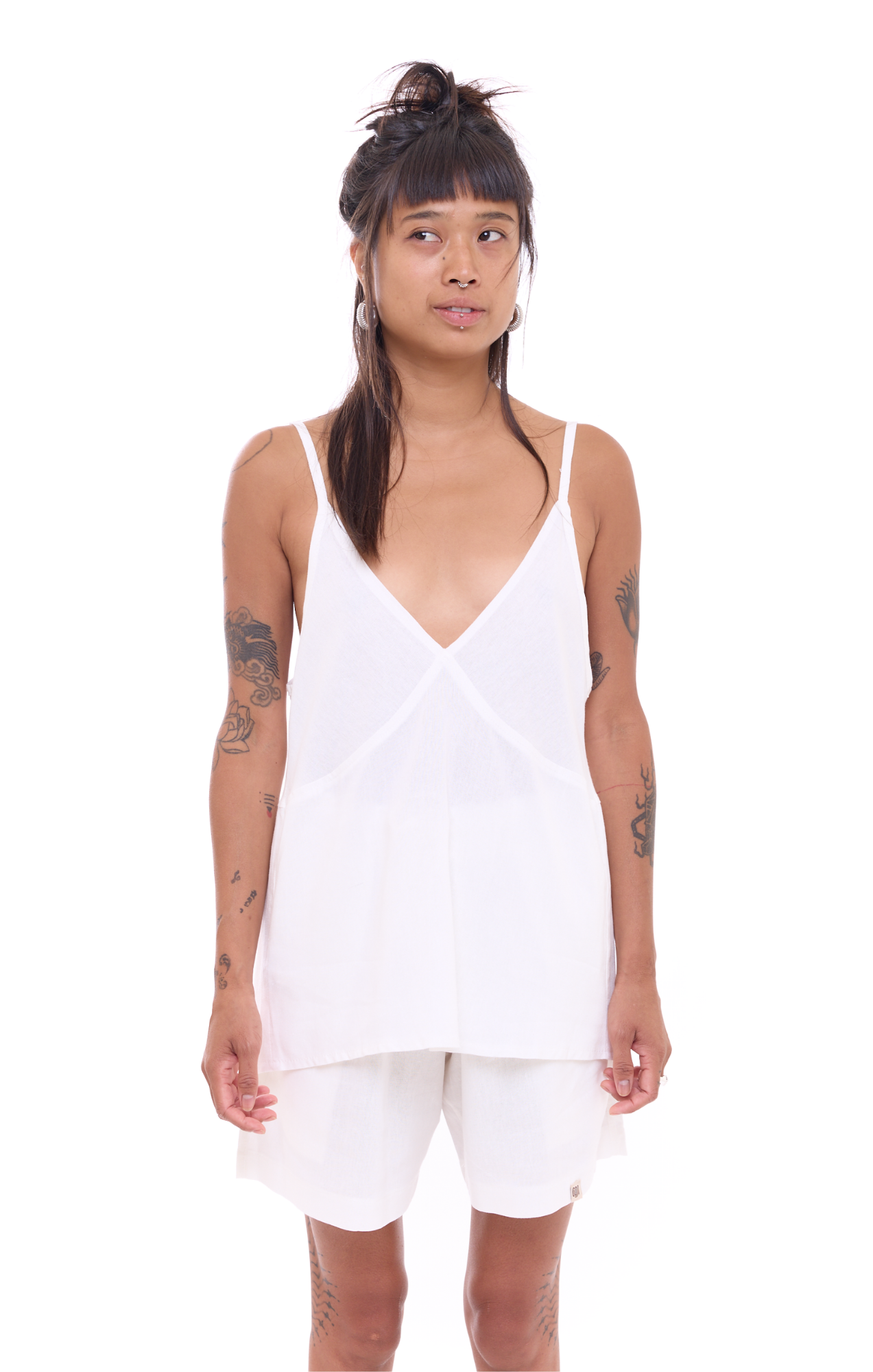 Off White - Women Linen Top