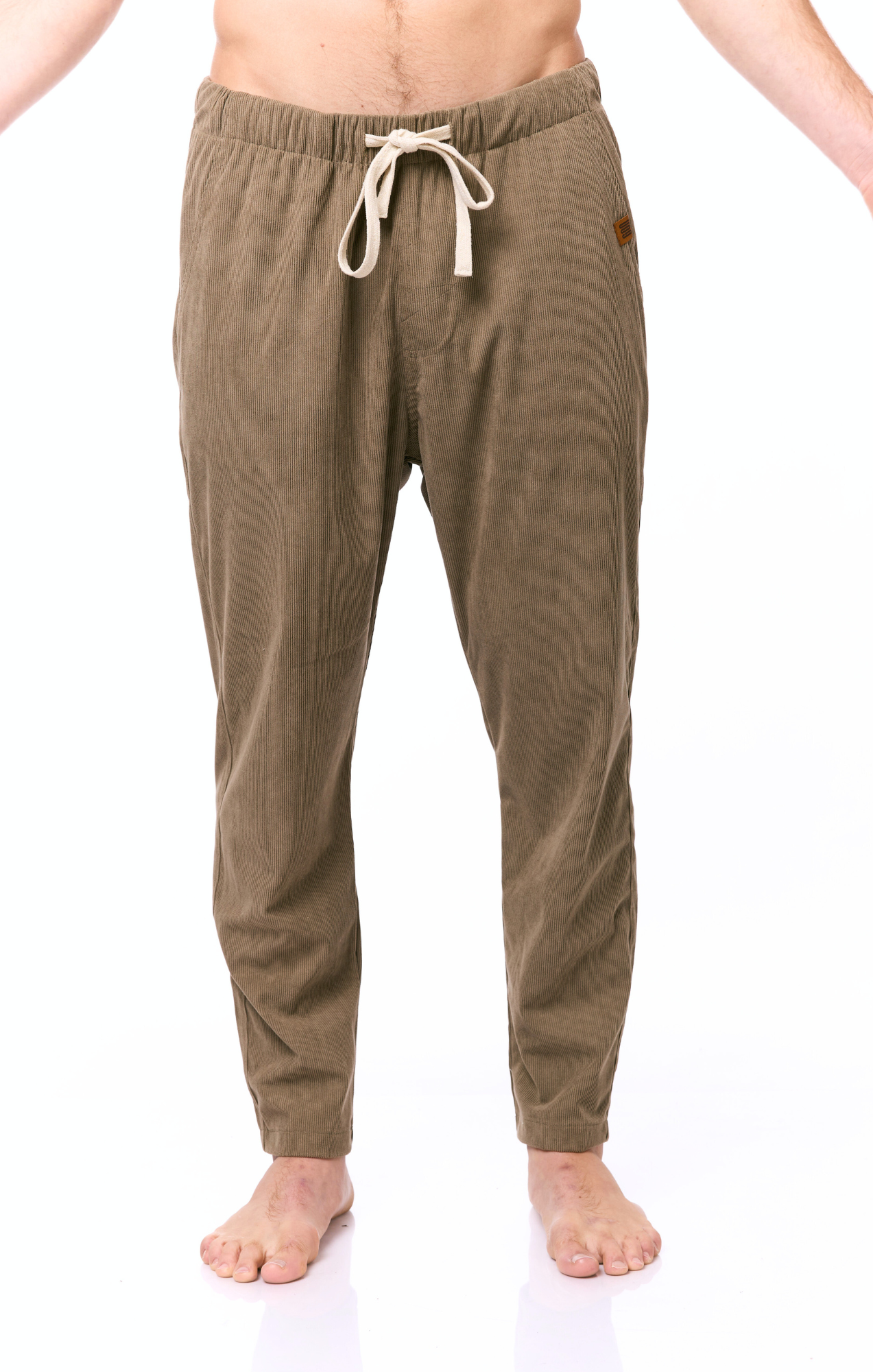 Khaki - Corduroy Long Pants