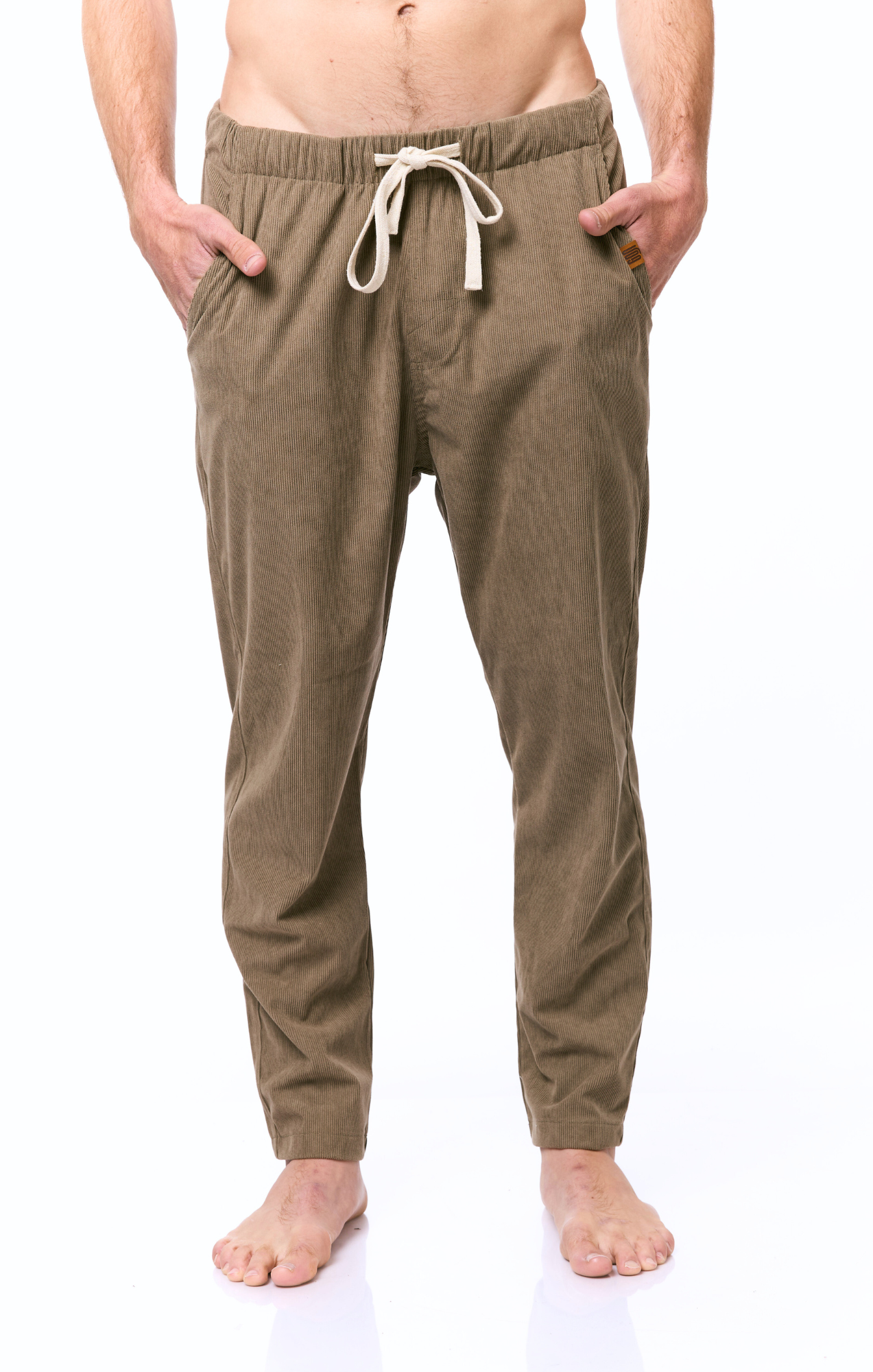 Khaki - Corduroy Long Pants