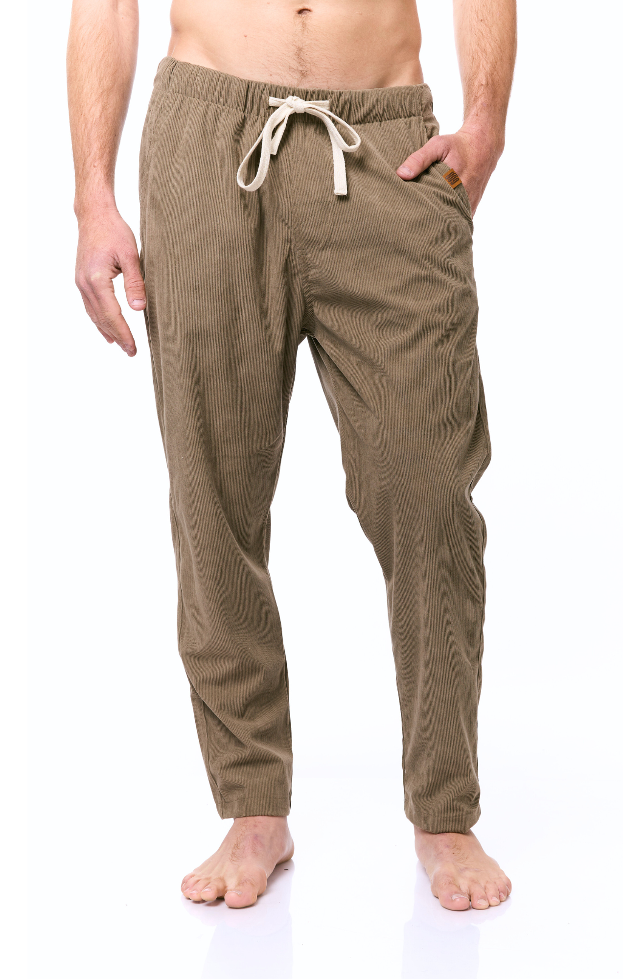 Khaki - Corduroy Long Pants