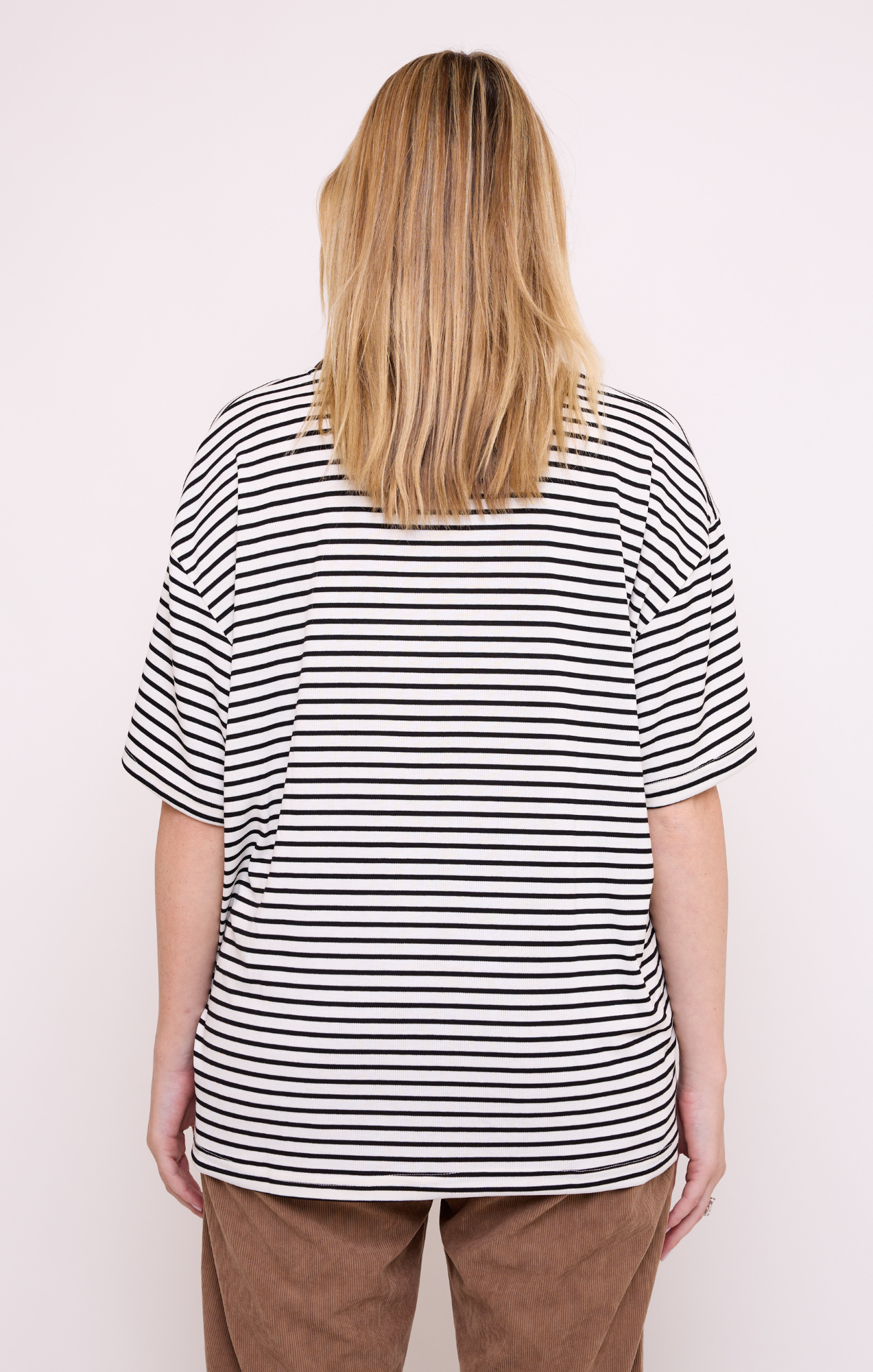 White & Black Stripes T-Shirt