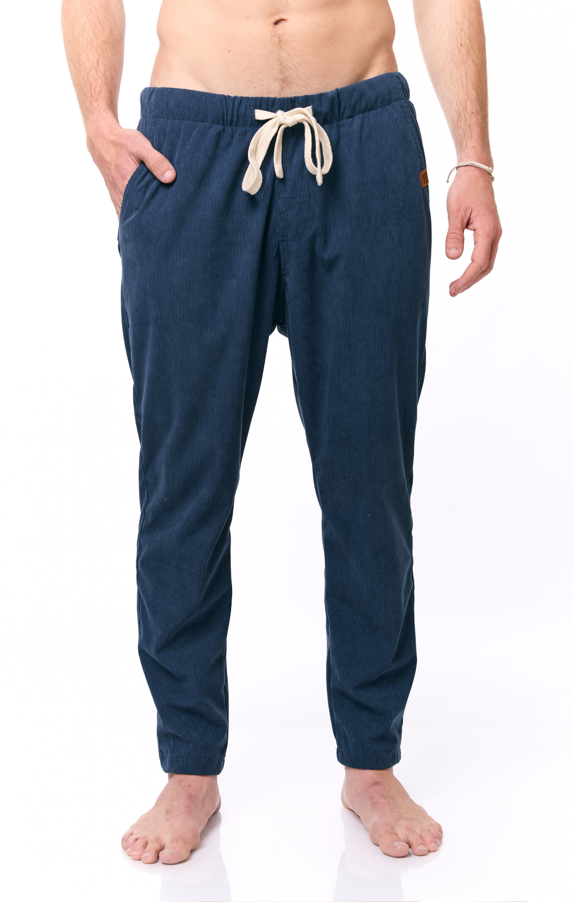 Blue - Corduroy Long Pants