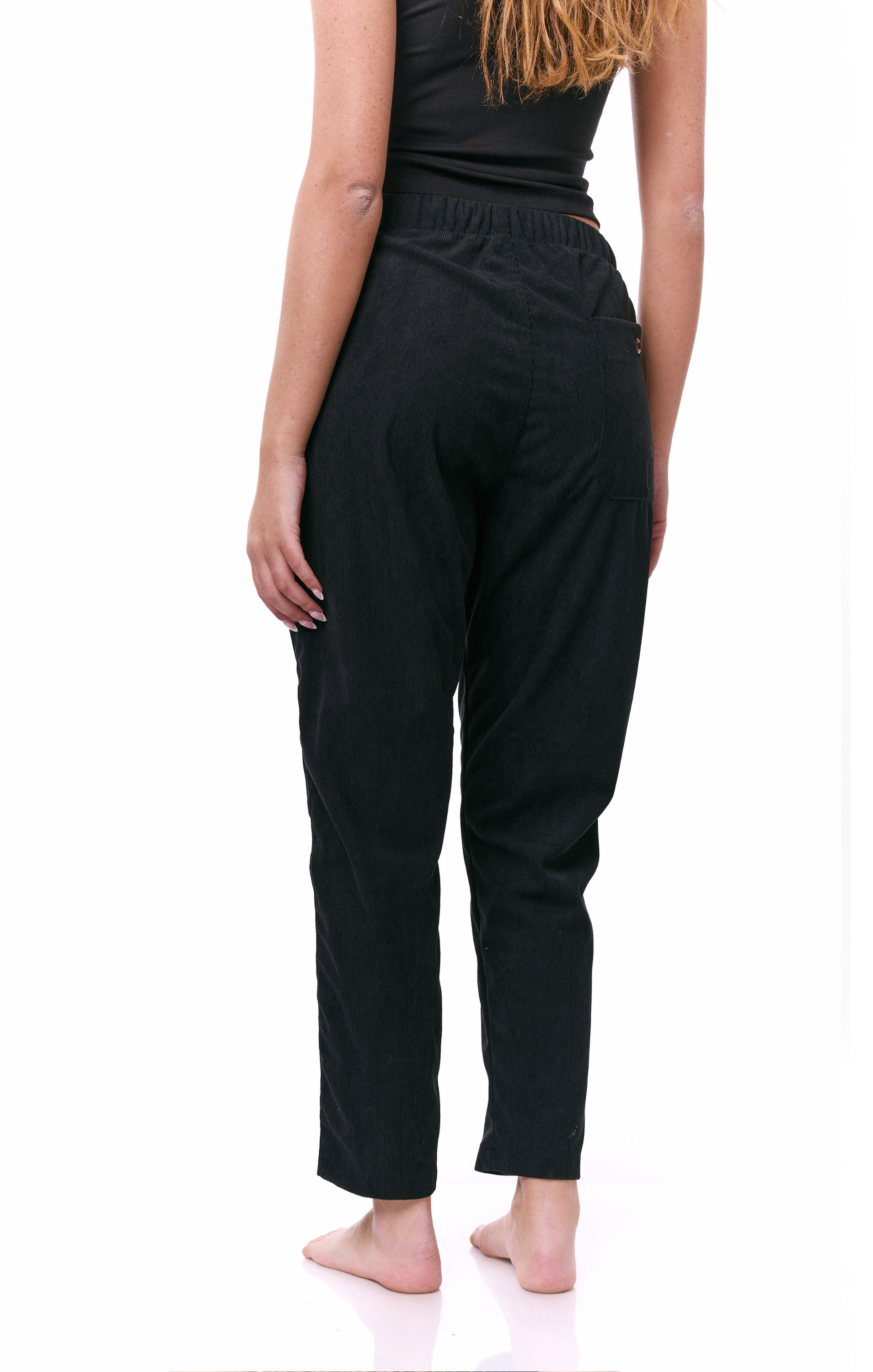 Black - Corduroy Long Pants