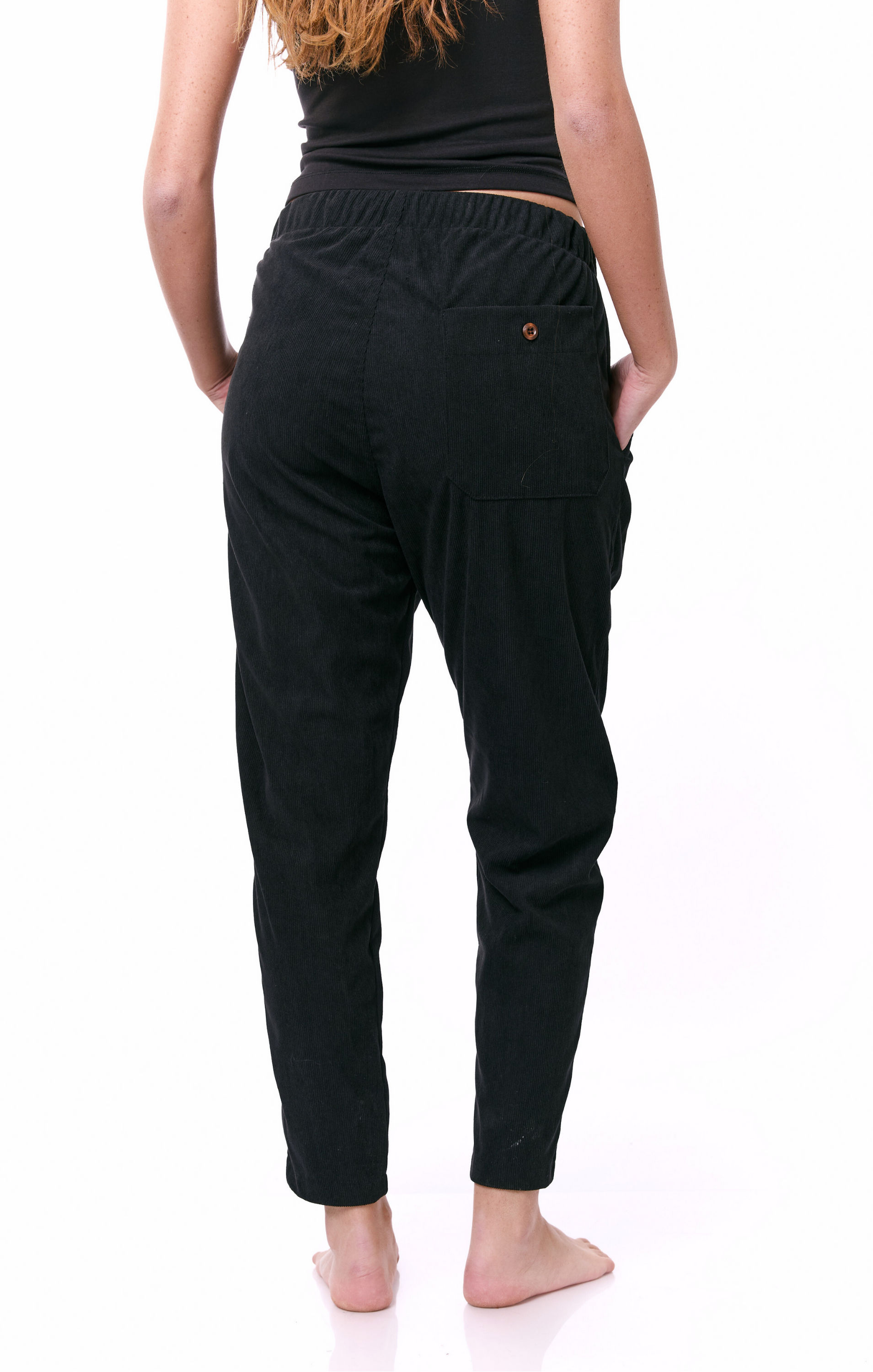 Black - Corduroy Long Pants