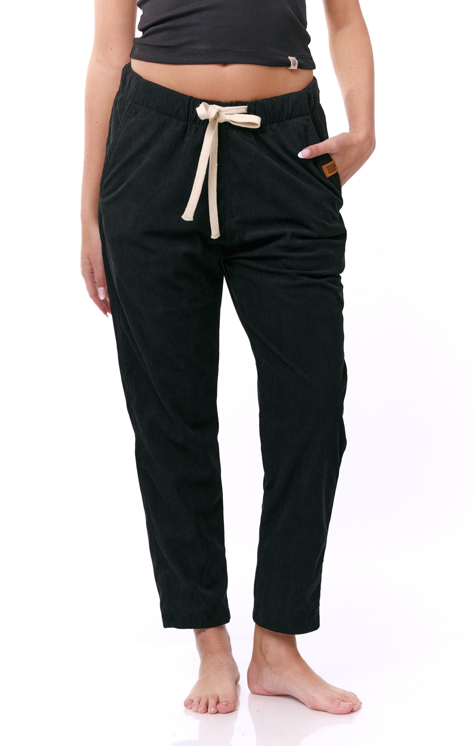 Black - Corduroy Long Pants