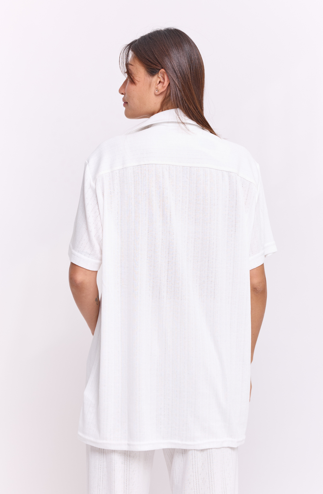 Off white pointill- Buttoned shirt