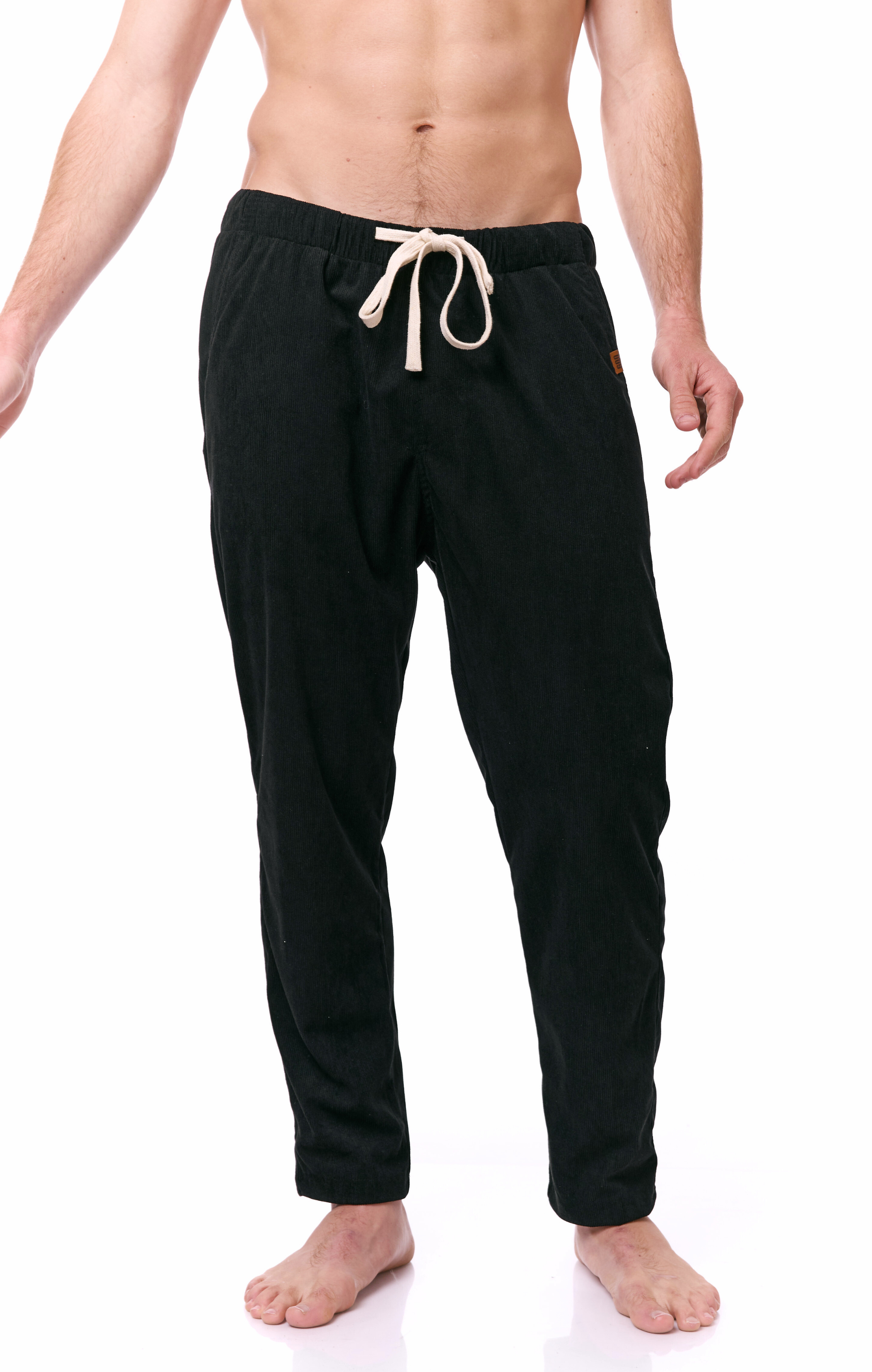 Black - Corduroy Long Pants