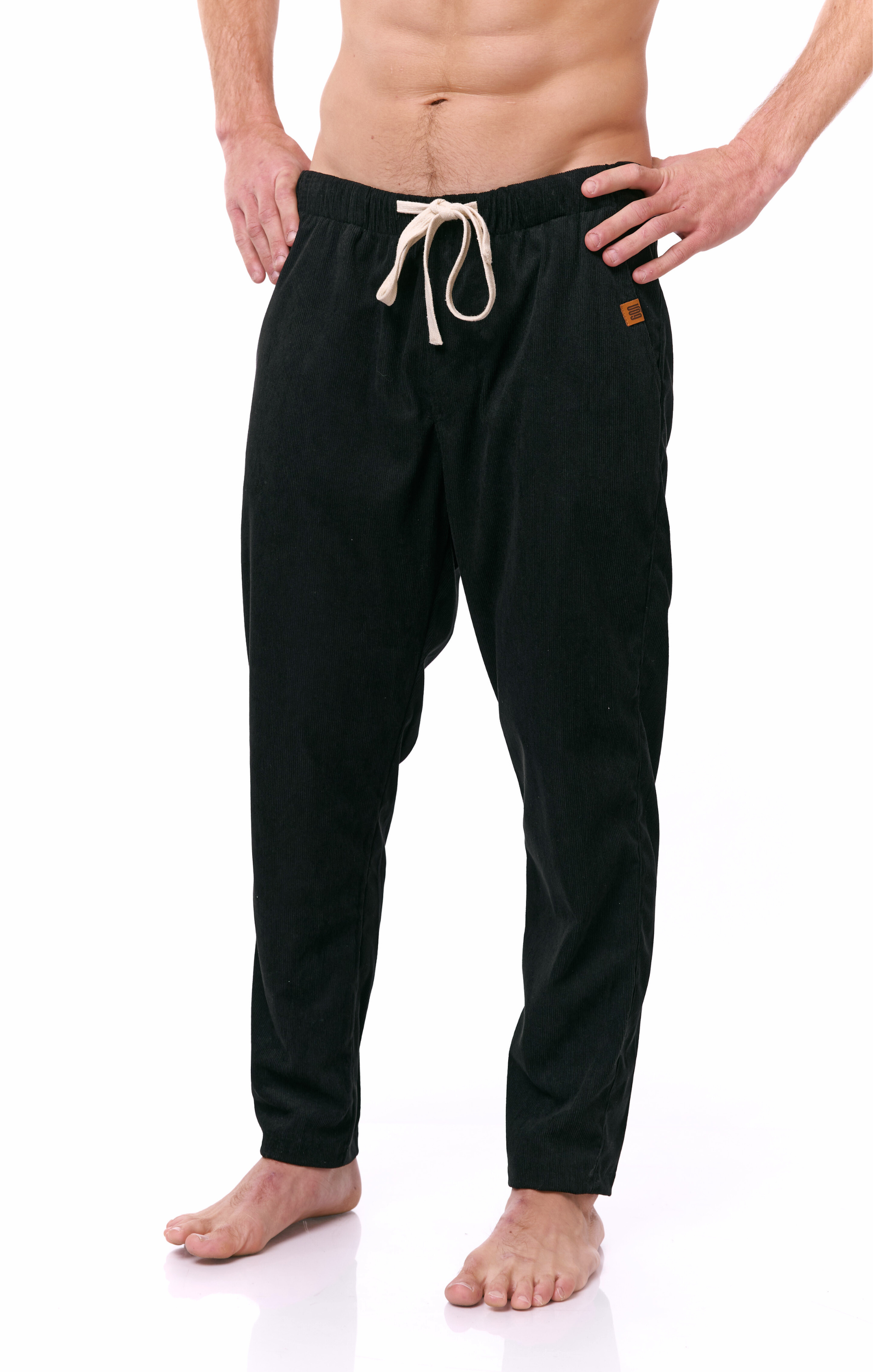 Black - Corduroy Long Pants