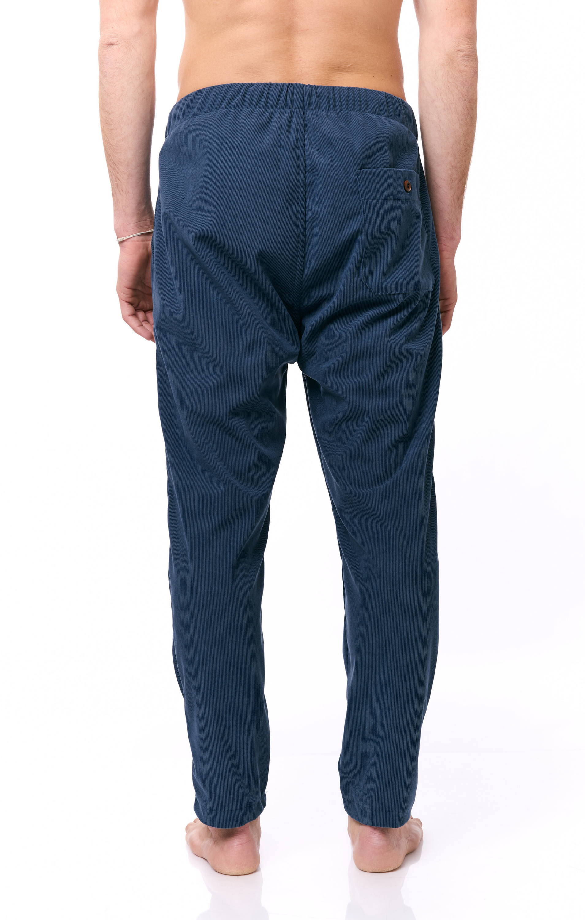 Blue - Corduroy Long Pants