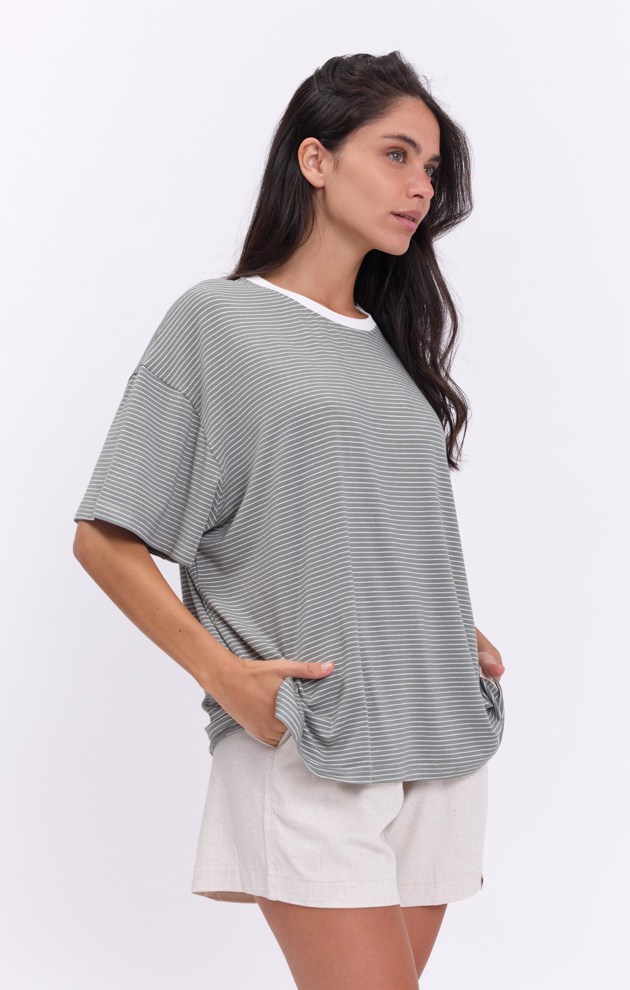 Green Stripes T-Shirt