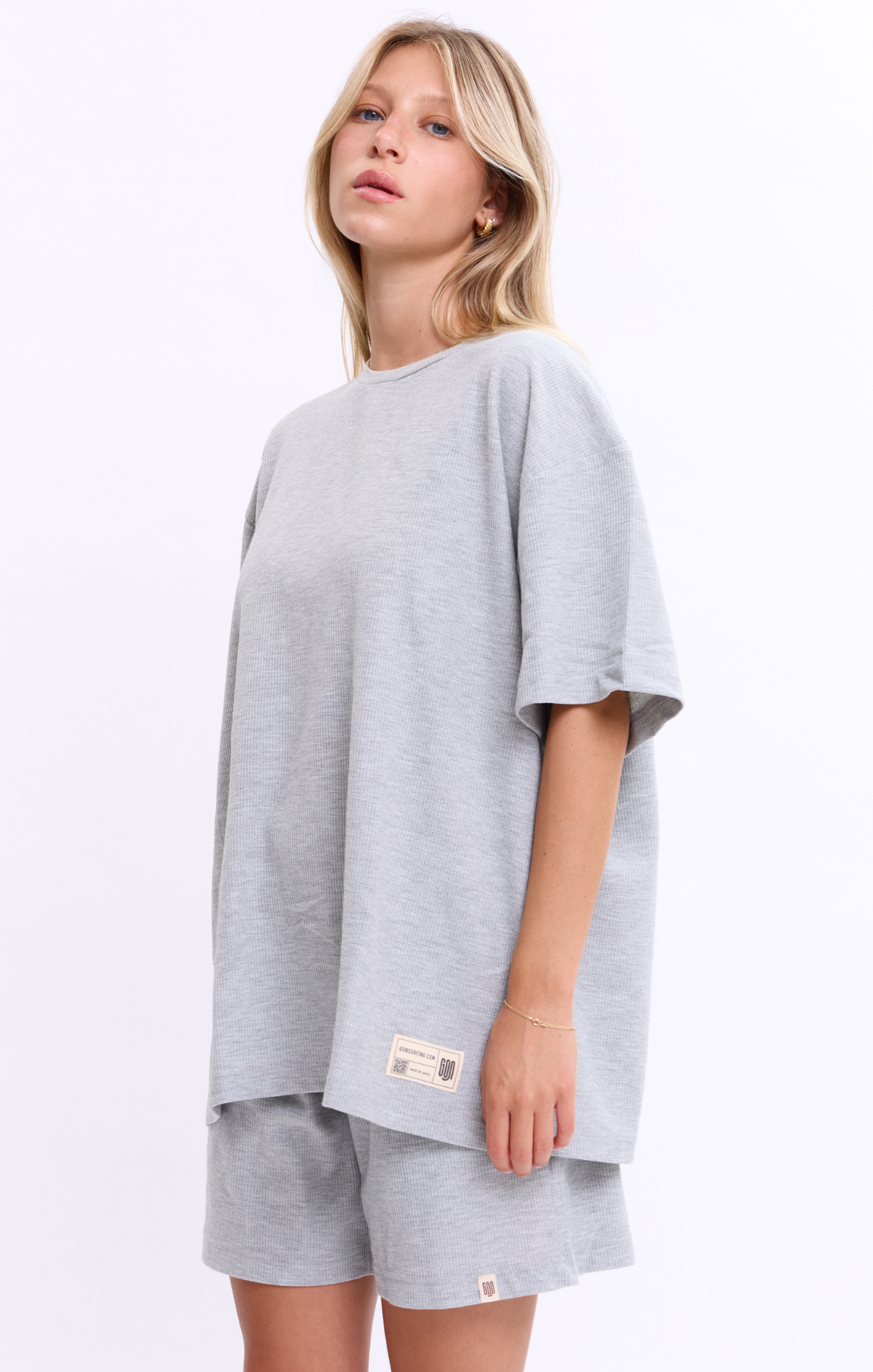 Gray - Waffle T-Shirt
