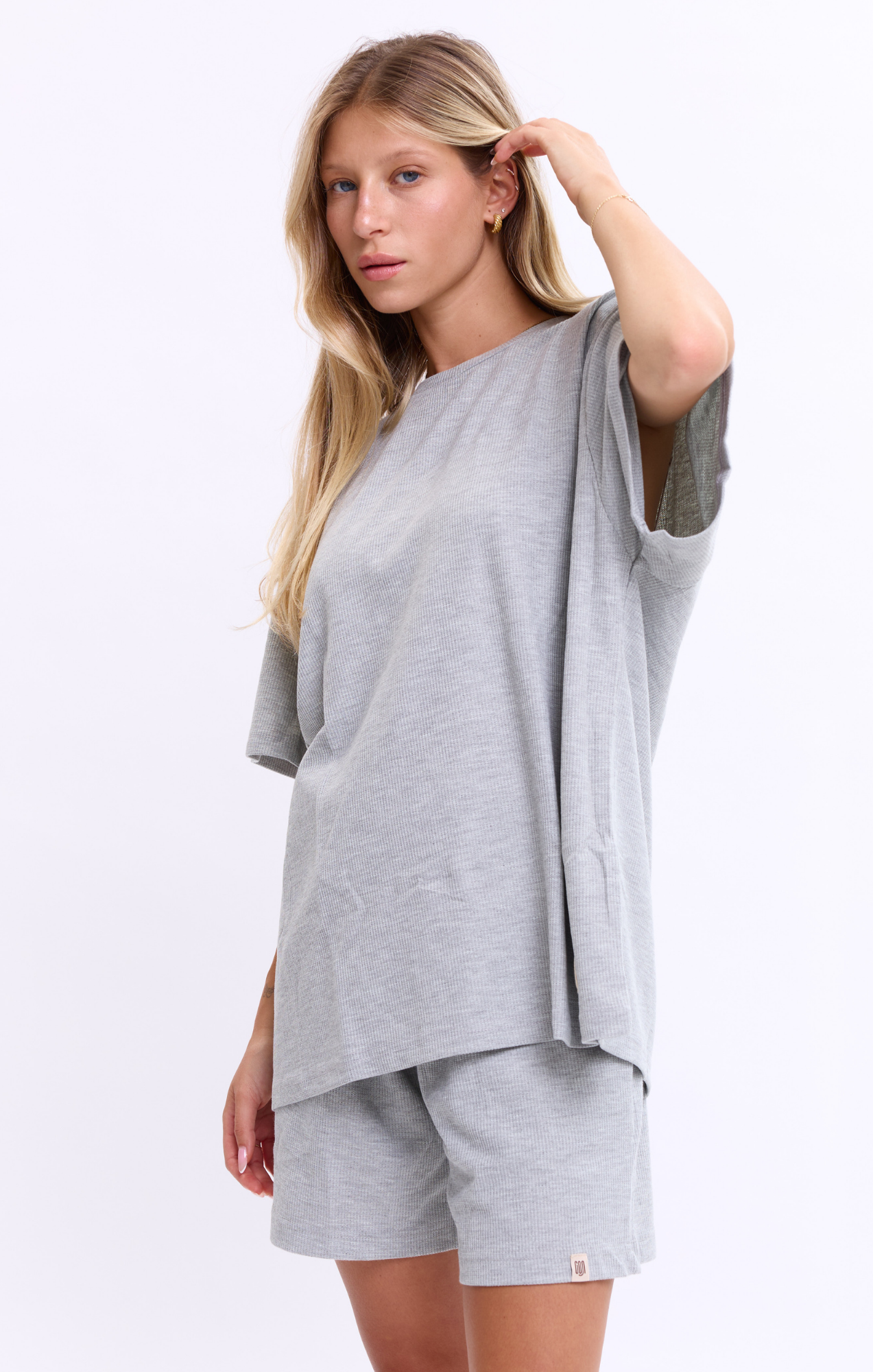 Gray - Waffle T-Shirt