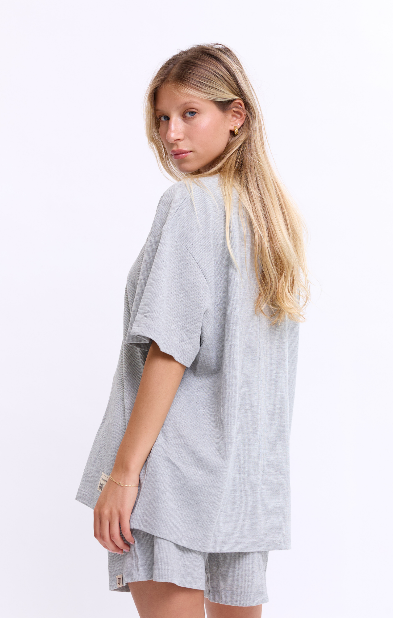 Gray - Waffle T-Shirt