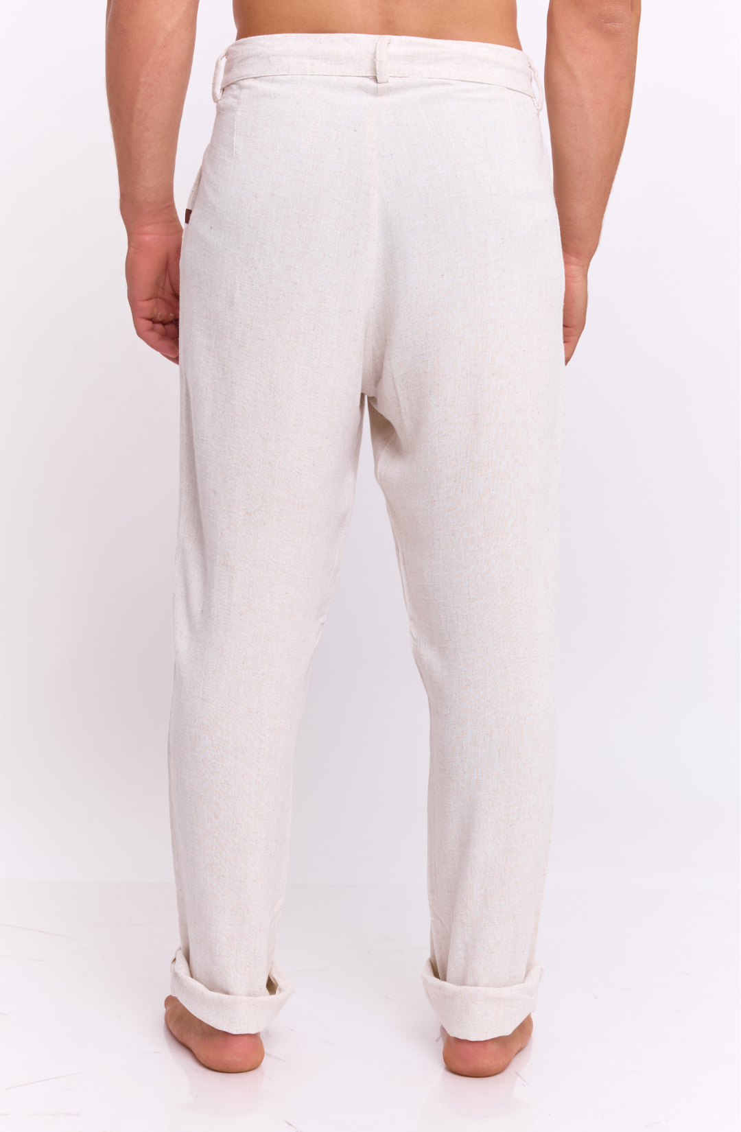 Natural - Linen Long Pants