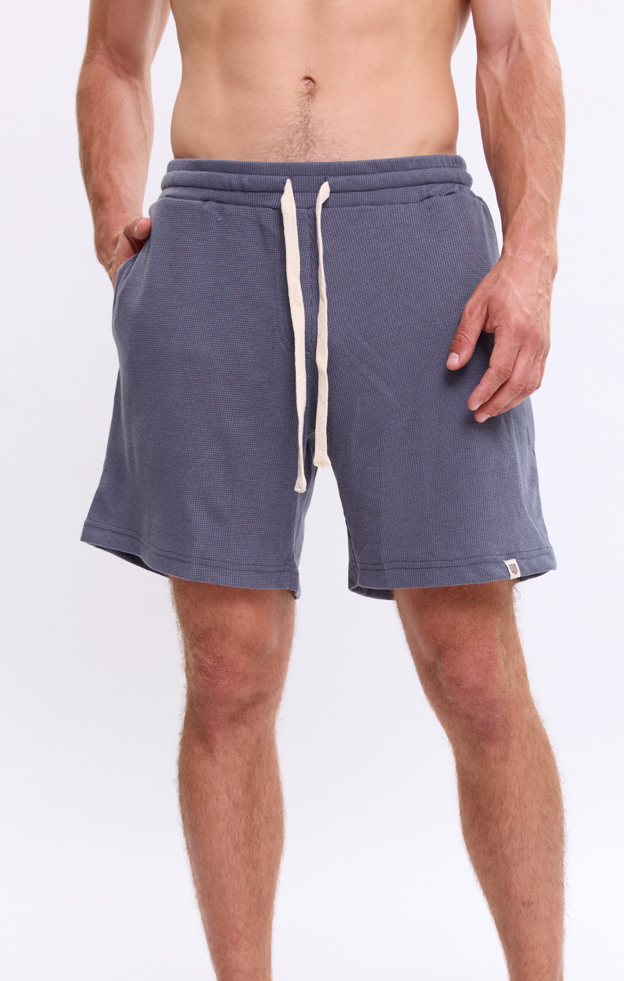 Blue - Waffle Shorts