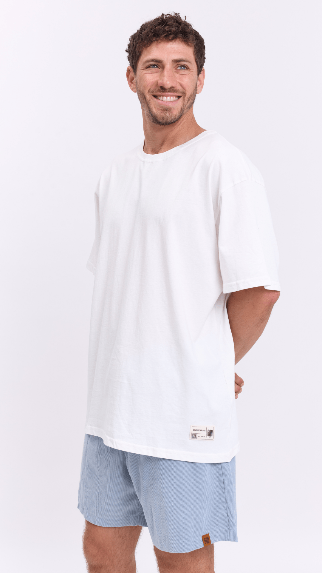 Basic White - Oversize T-Shirt - GONSURFING