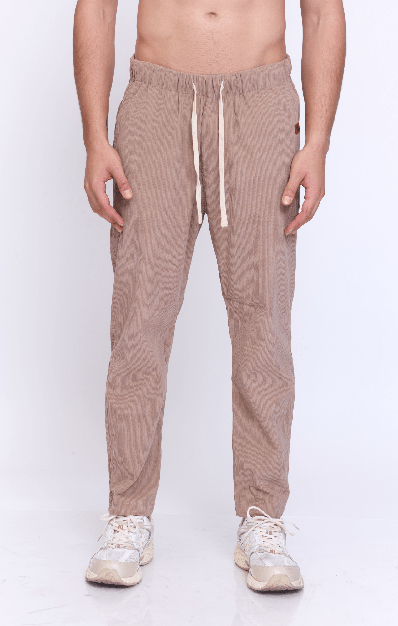 Beige - Corduroy Long Pants - GONSURFING