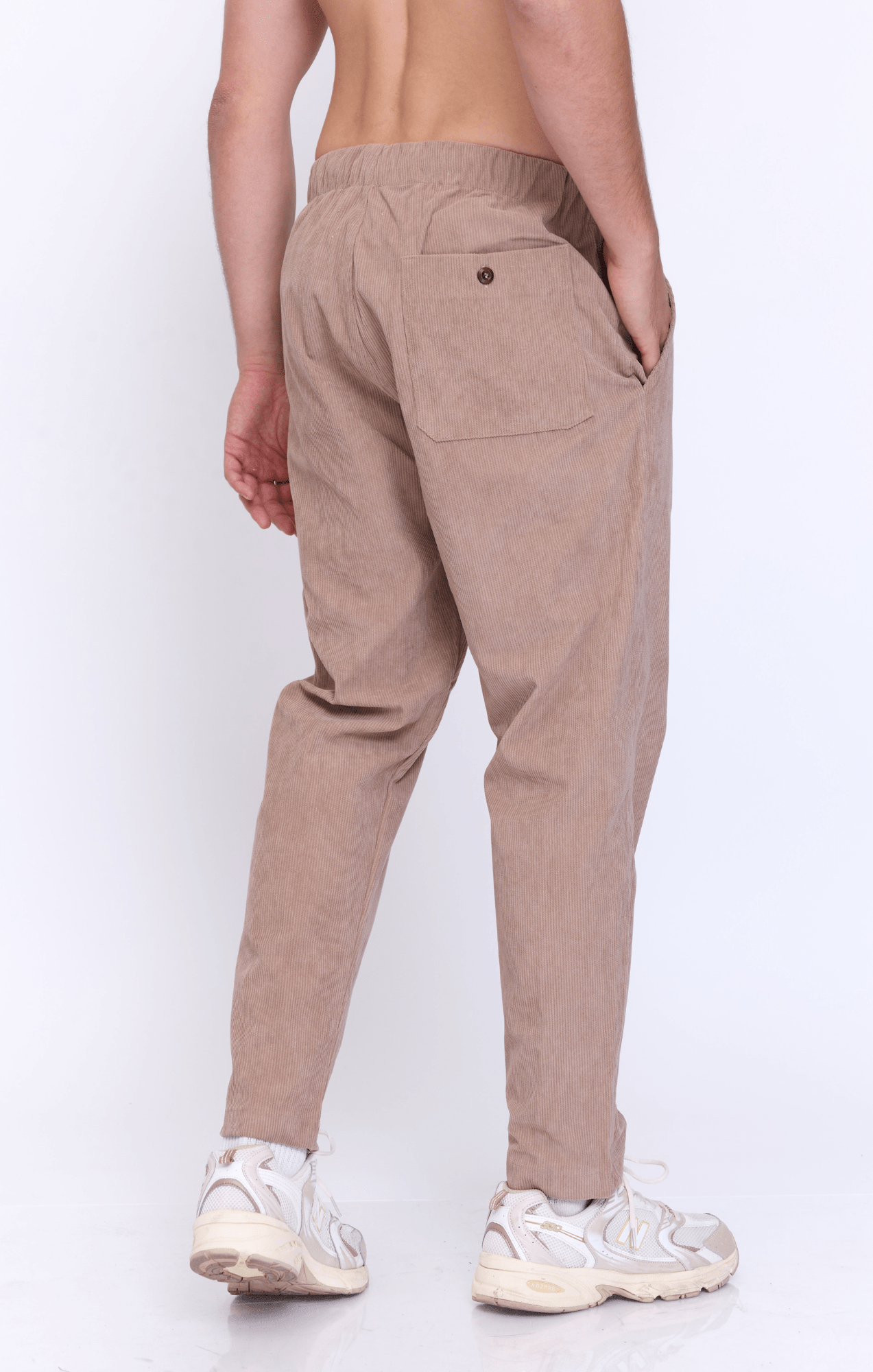 Beige - Corduroy Long Pants - GONSURFING