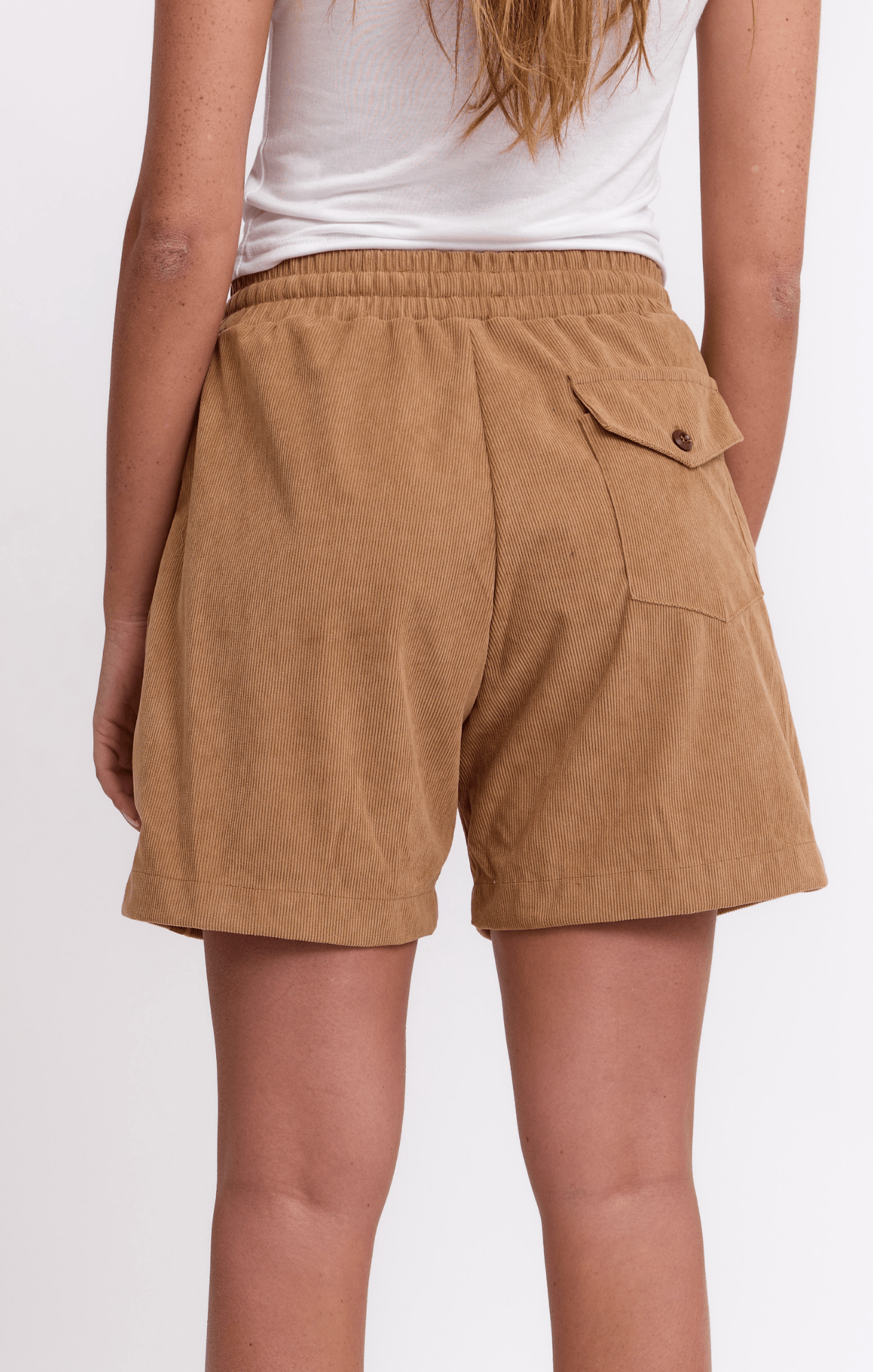 Beige - Corduroy Shorts - GONSURFING