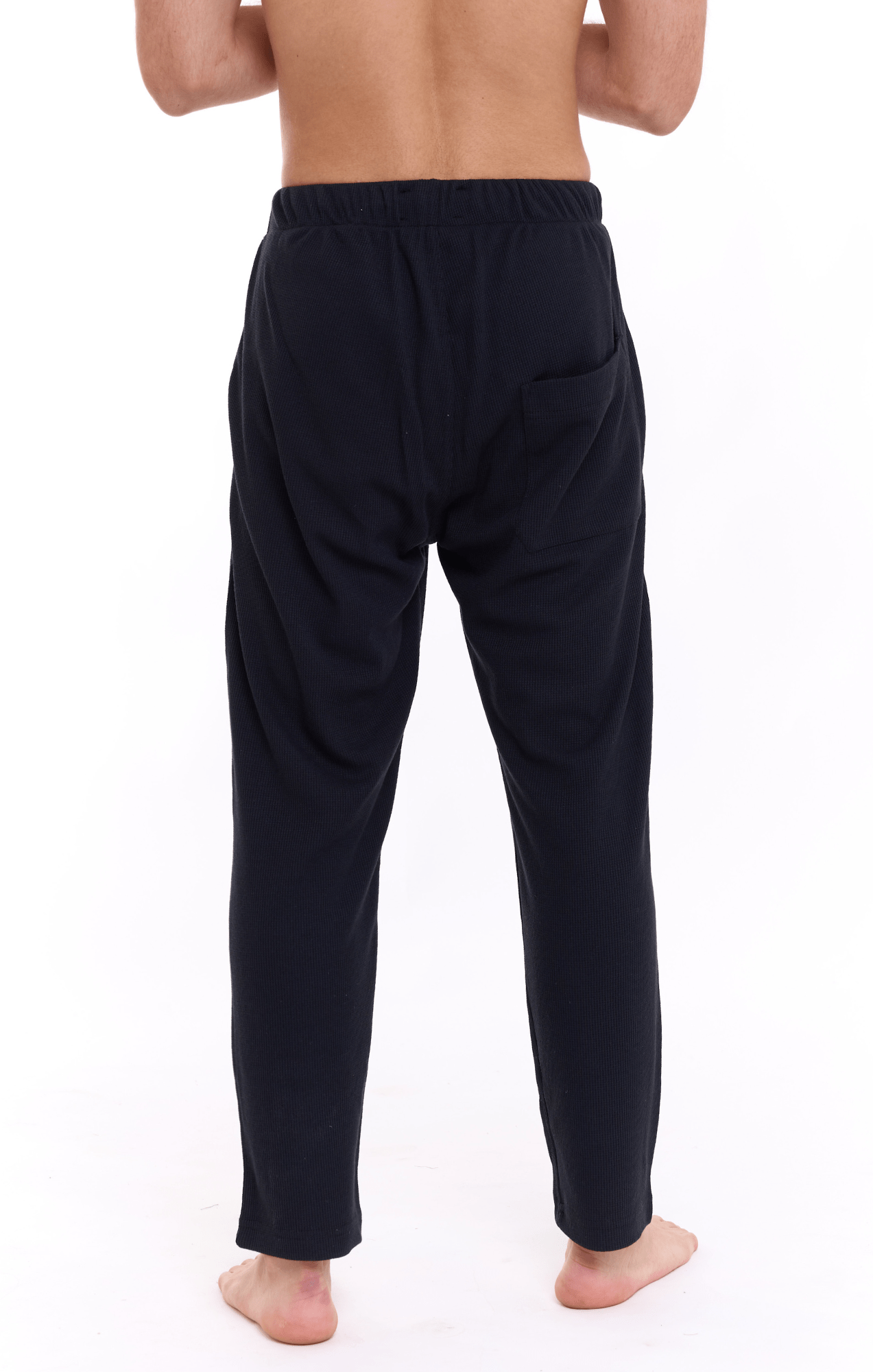 Black - Waffle Unisex Long Pants - GONSURFING