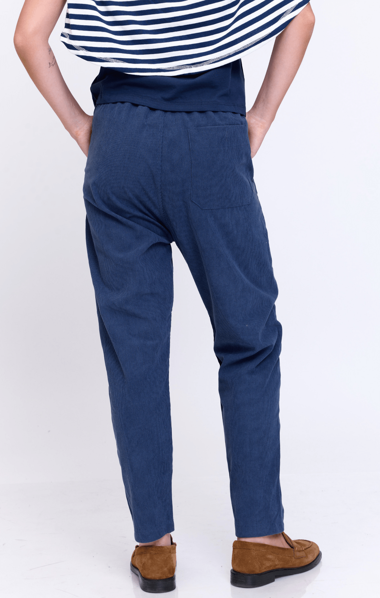 Blue - Corduroy Long Pants - GONSURFING