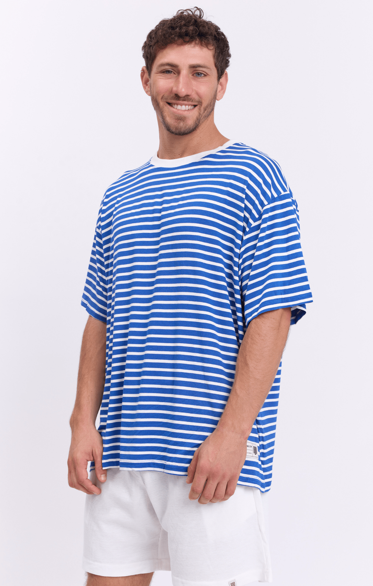 Blue Stripes - Oversize T-Shirt - GONSURFING