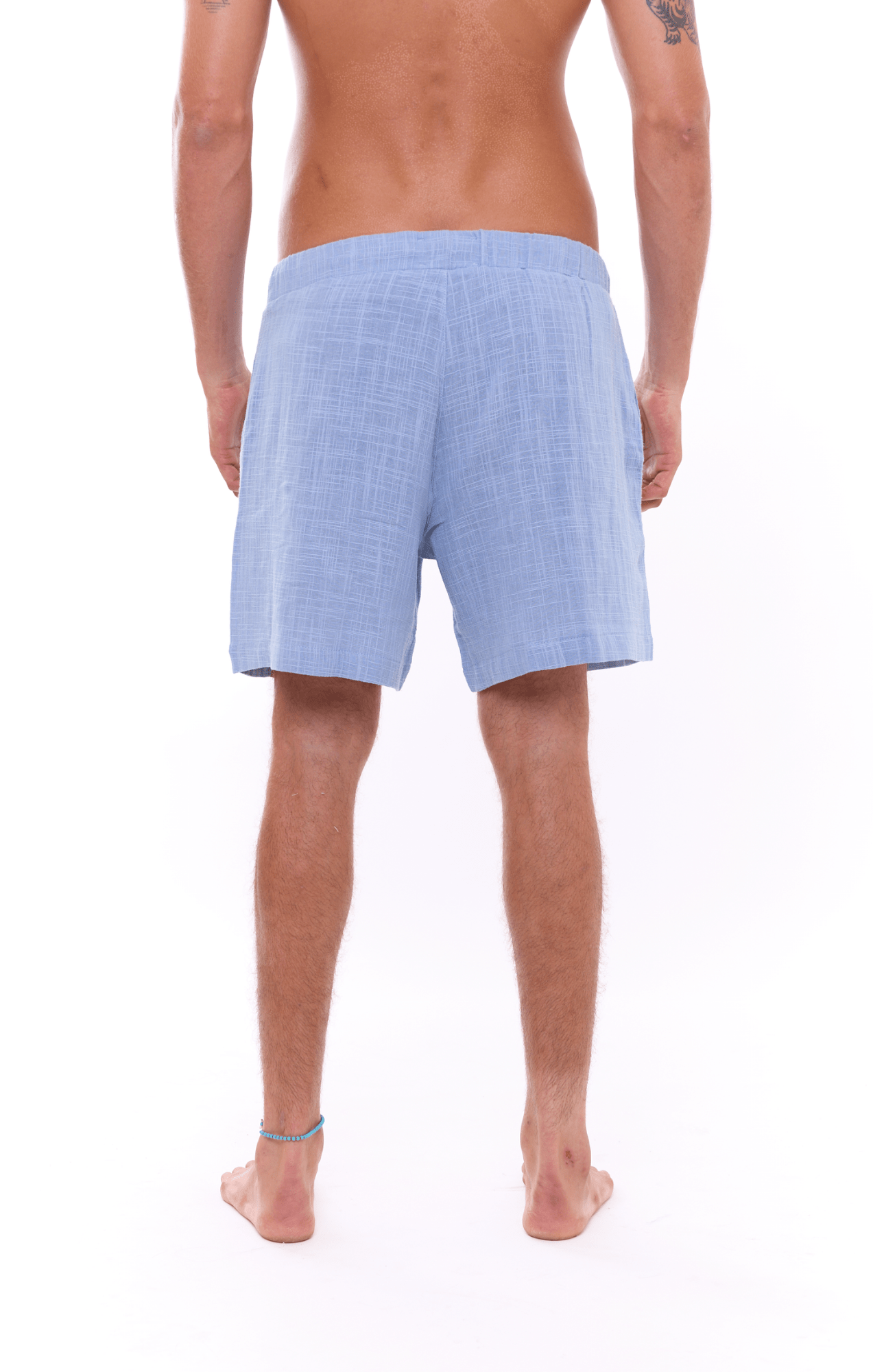 Blue texture - Unisex Cotton Shorts - GONSURFING