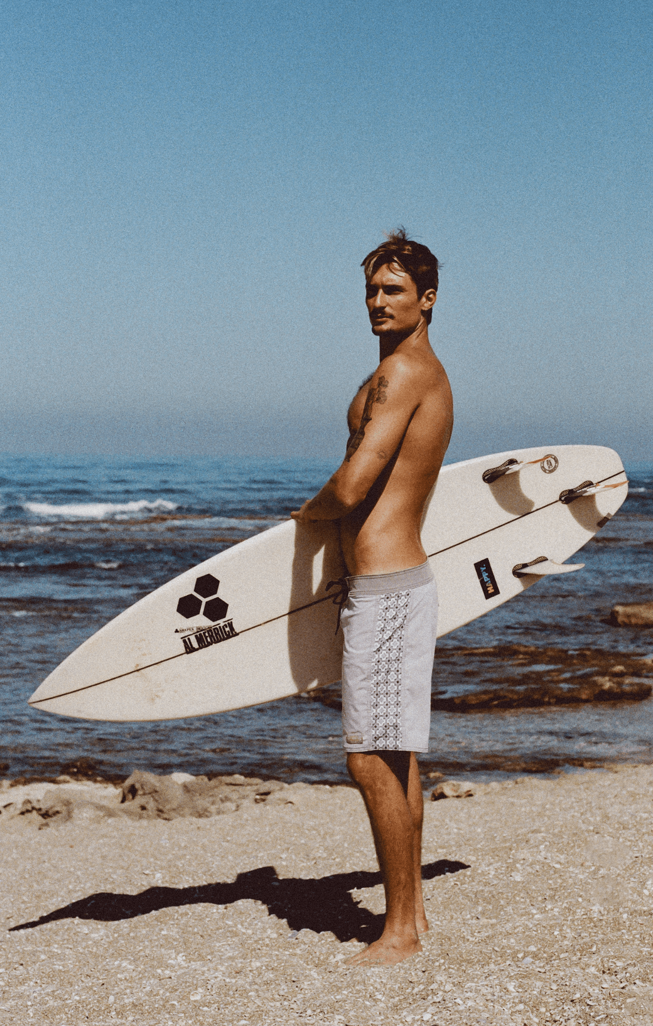 Boardshort - Gray Tiles - GONSURFING