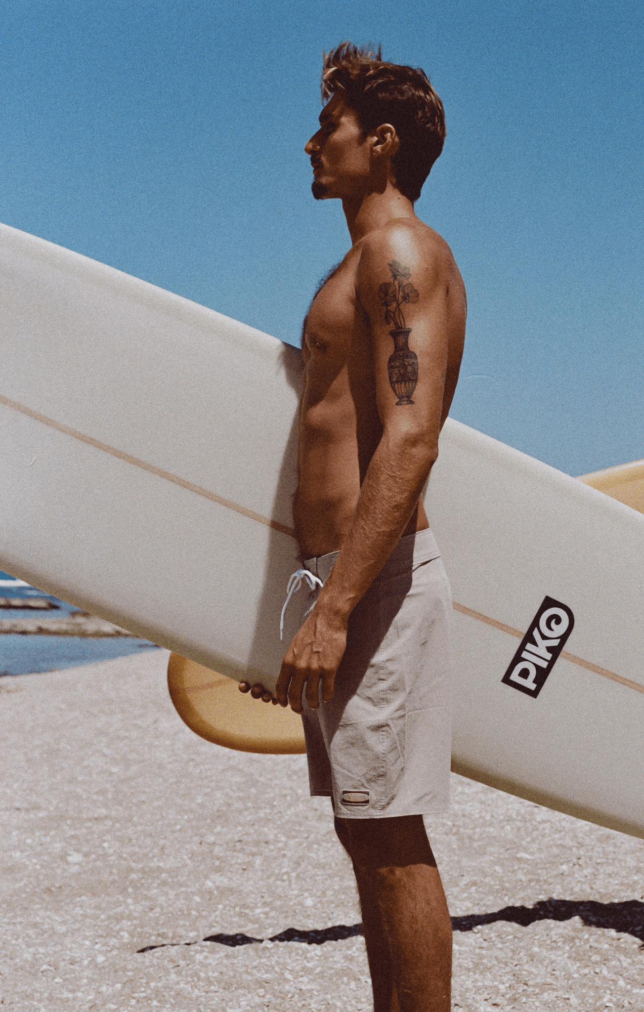 Boardshort - Greenish beige - GONSURFING