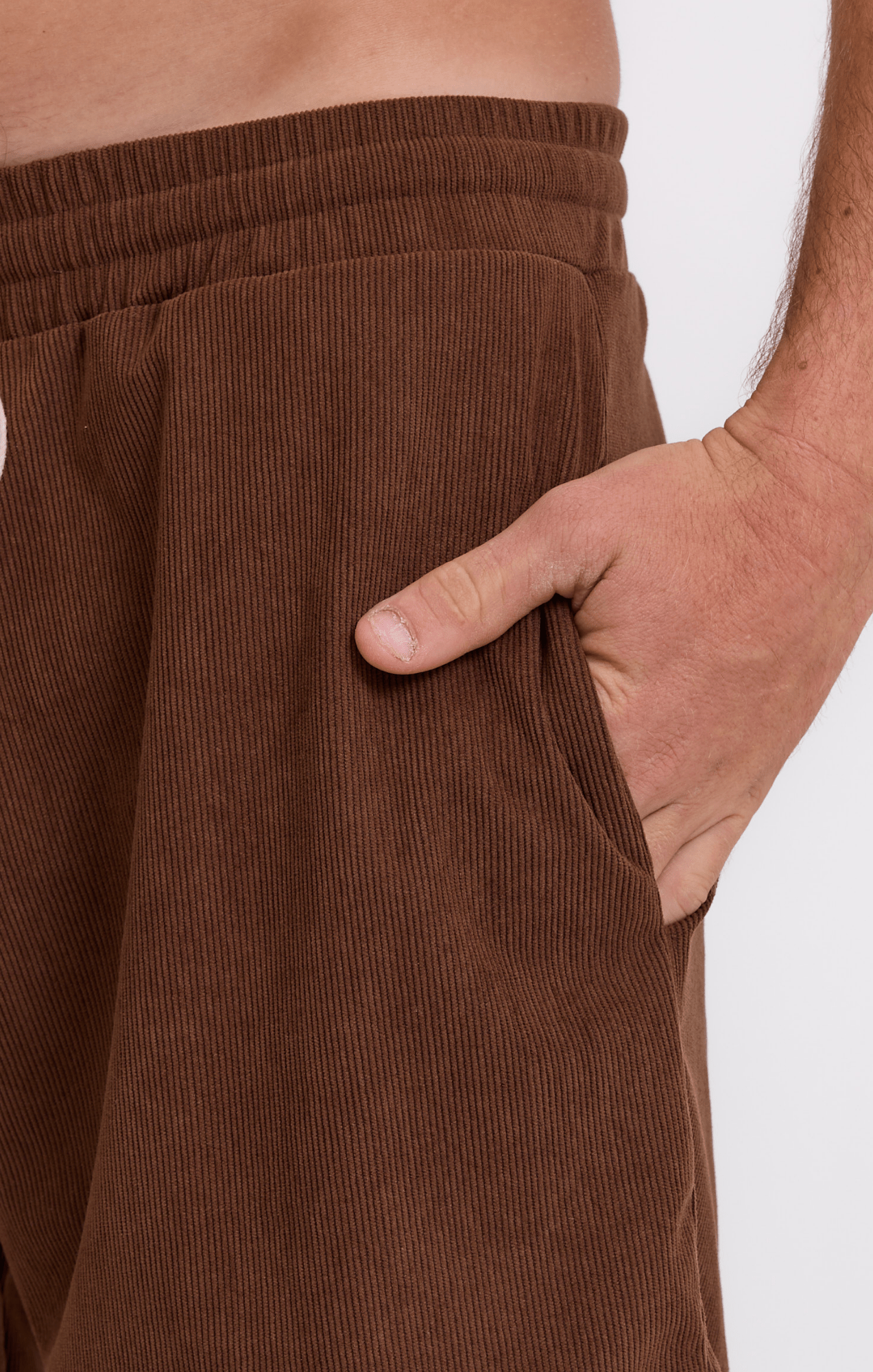 Brown - Corduroy Shorts - GONSURFING